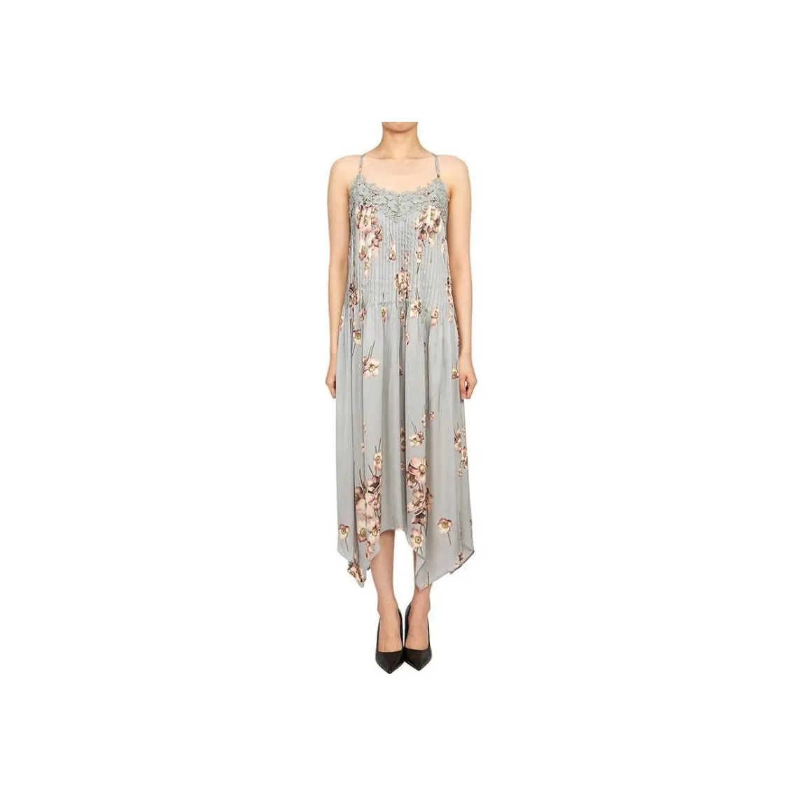 ALLSAINTS Slip Dress Women's Sage Green