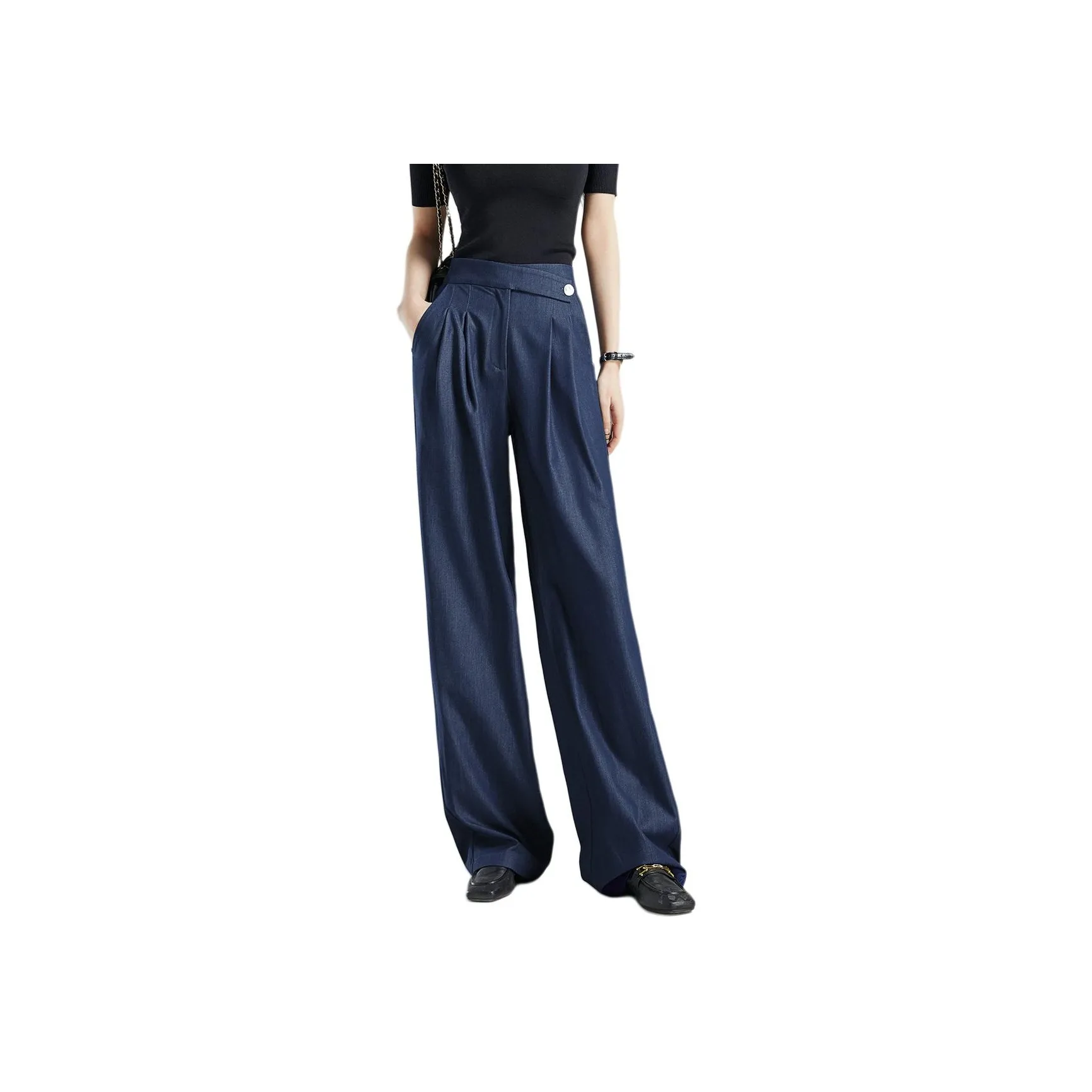 【dme】 Suit Trouser Women's Navy Blue