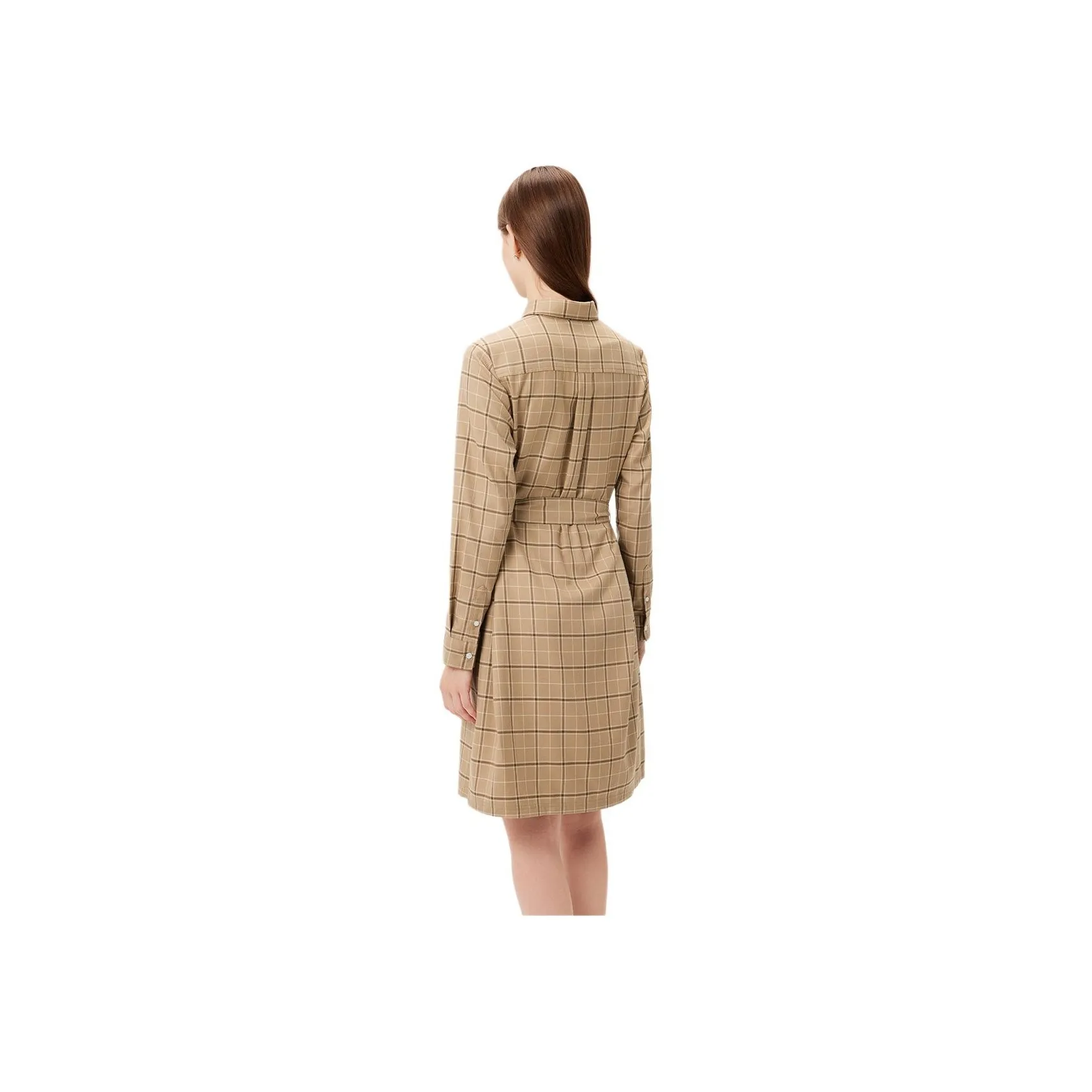 Hush Puppies Long Sleeved Dress Women's Khaki