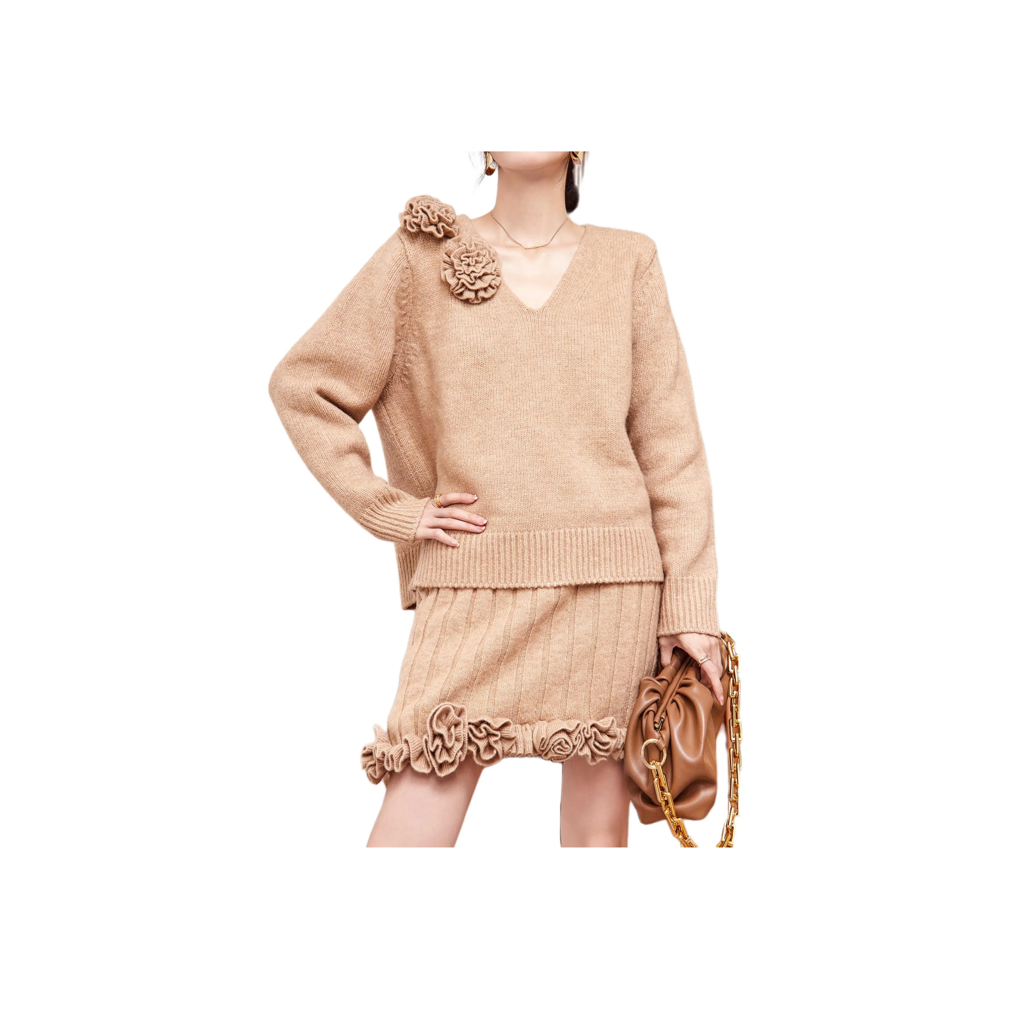 DESIGNER UNCLE Skirt Set Women's Khaki