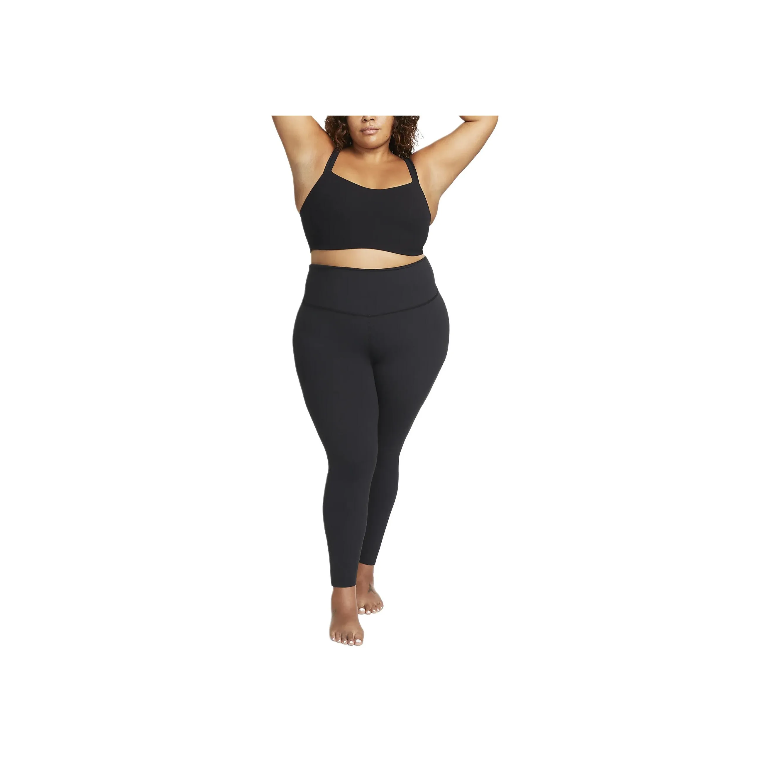Nike Zenvy Strappy Women's Light Support Padded Sports Bra Plus Size