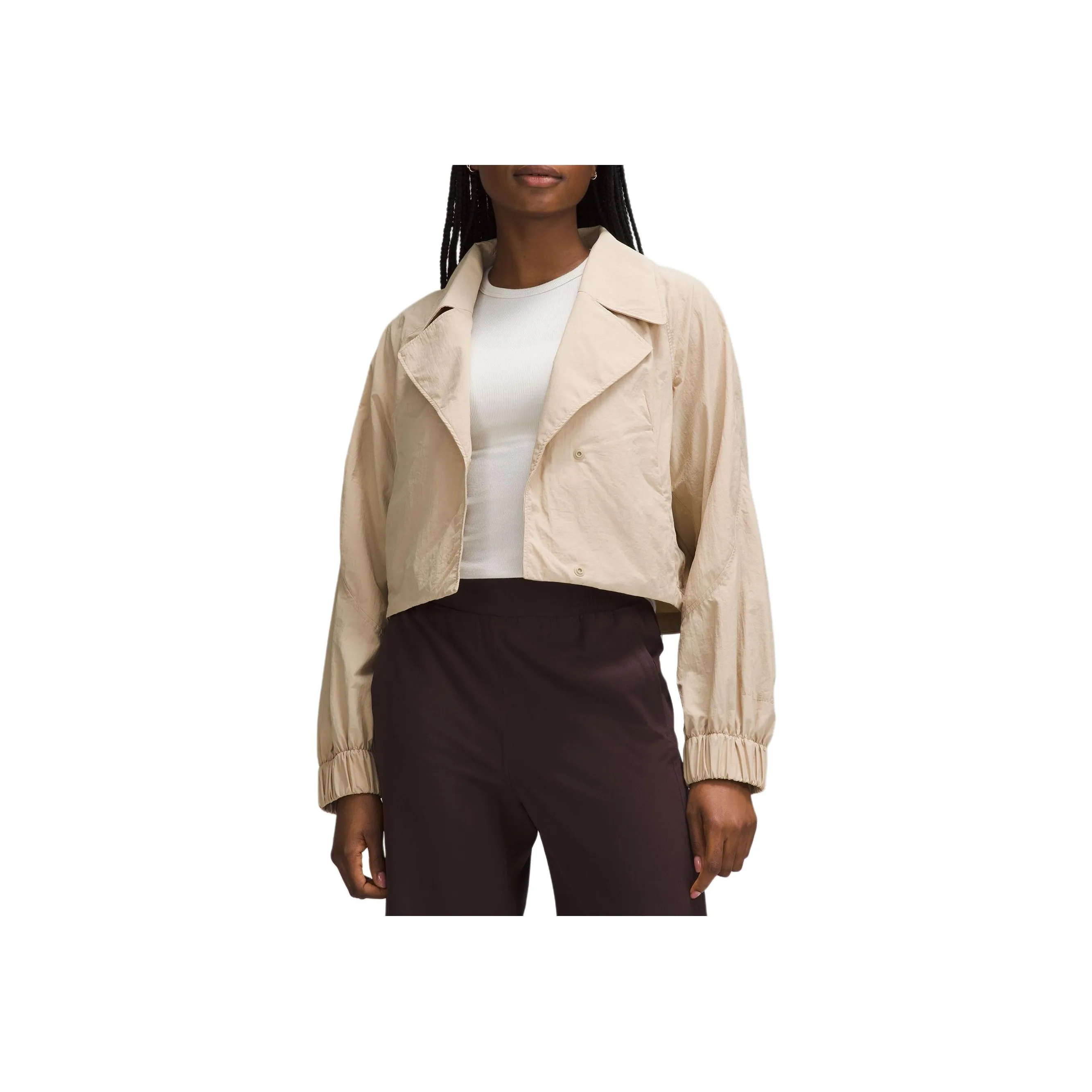 Lululemon Cropped Series Trench Coat Women's