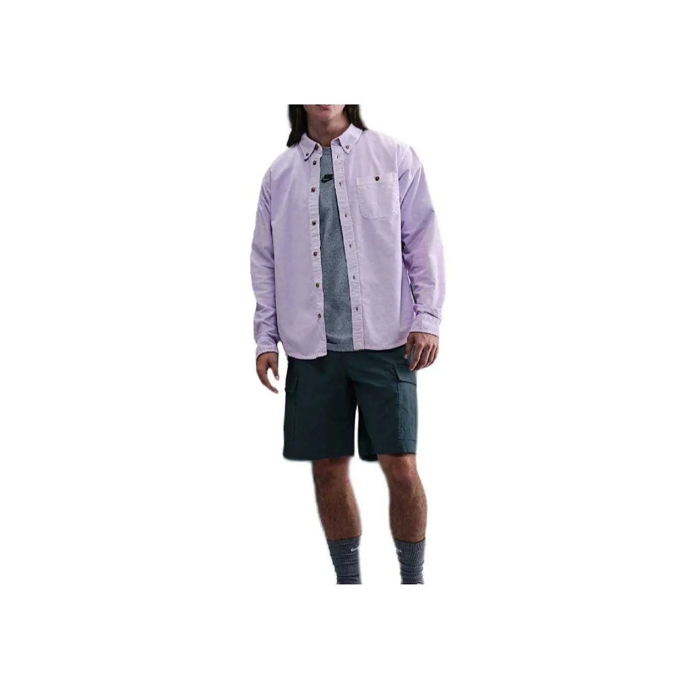 Nike Swoosh Life Shirt Men's Purple