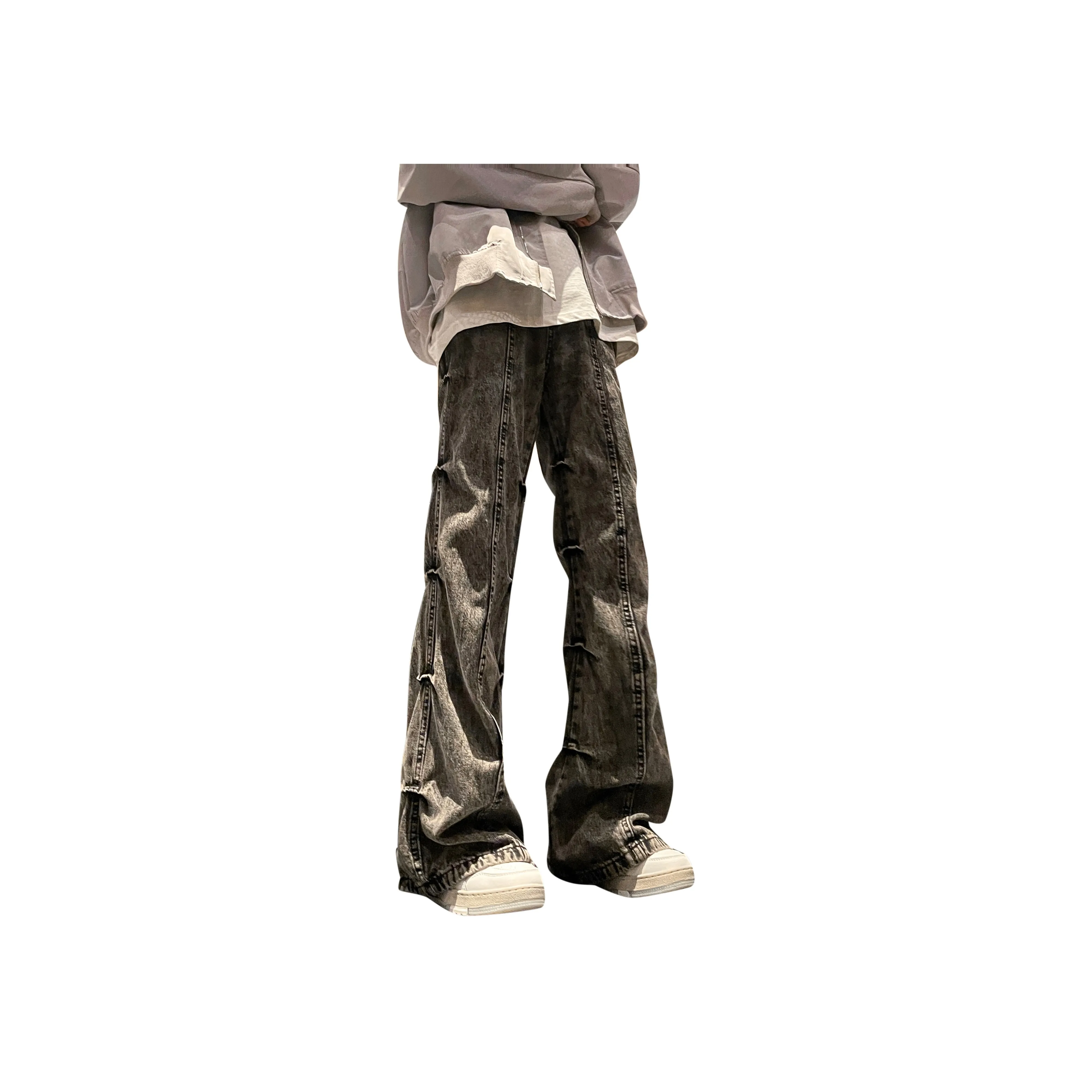 DANGERTIGER Черные Унисекс Джинсы