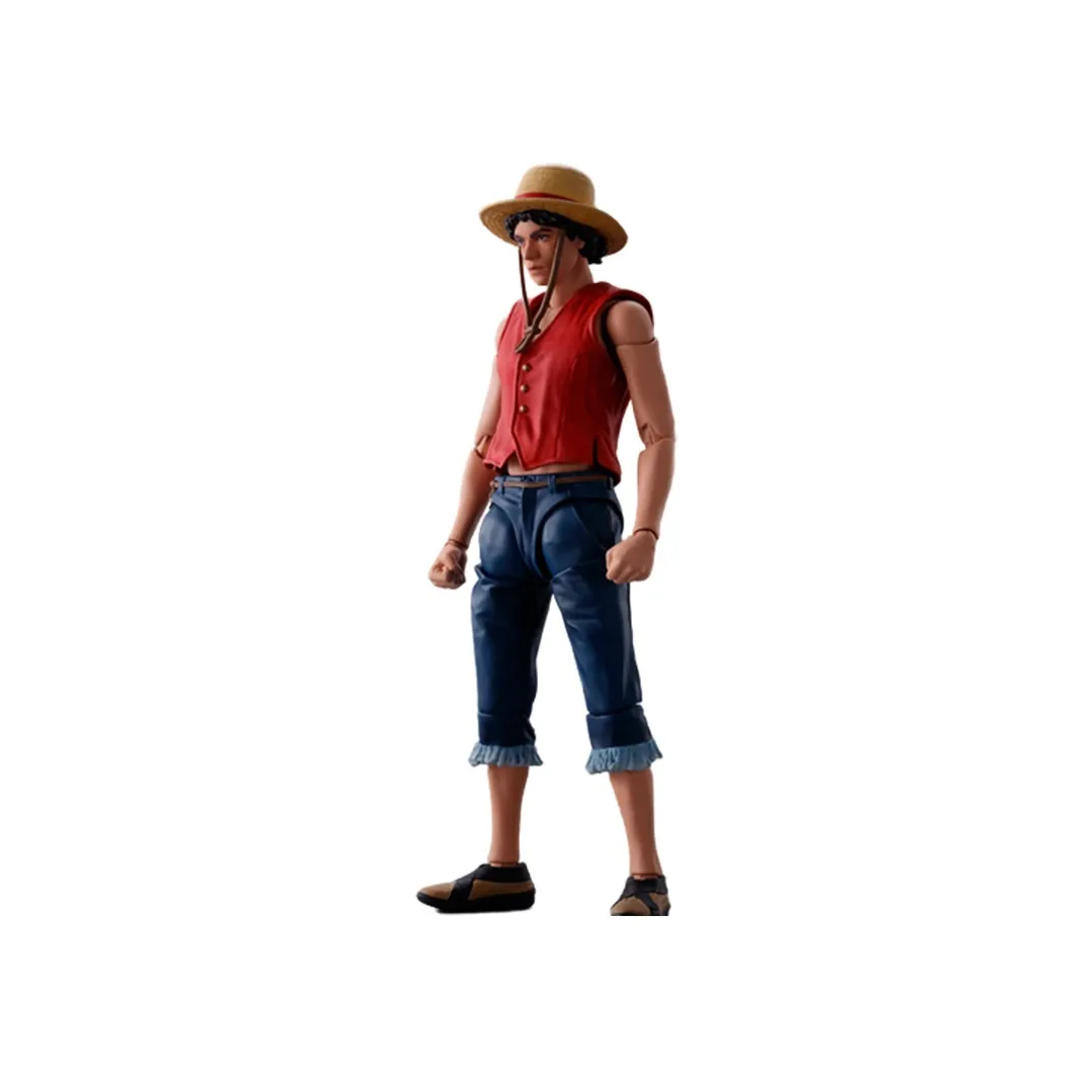 BANDAI S.H.Figuarts Monkey D. Luffy Netflix Original Series One Piece Action Figures 14.5cm