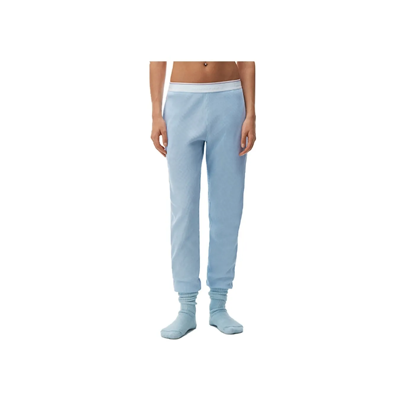 Alexander Wang Knitted Sweatpants Unisex Blue