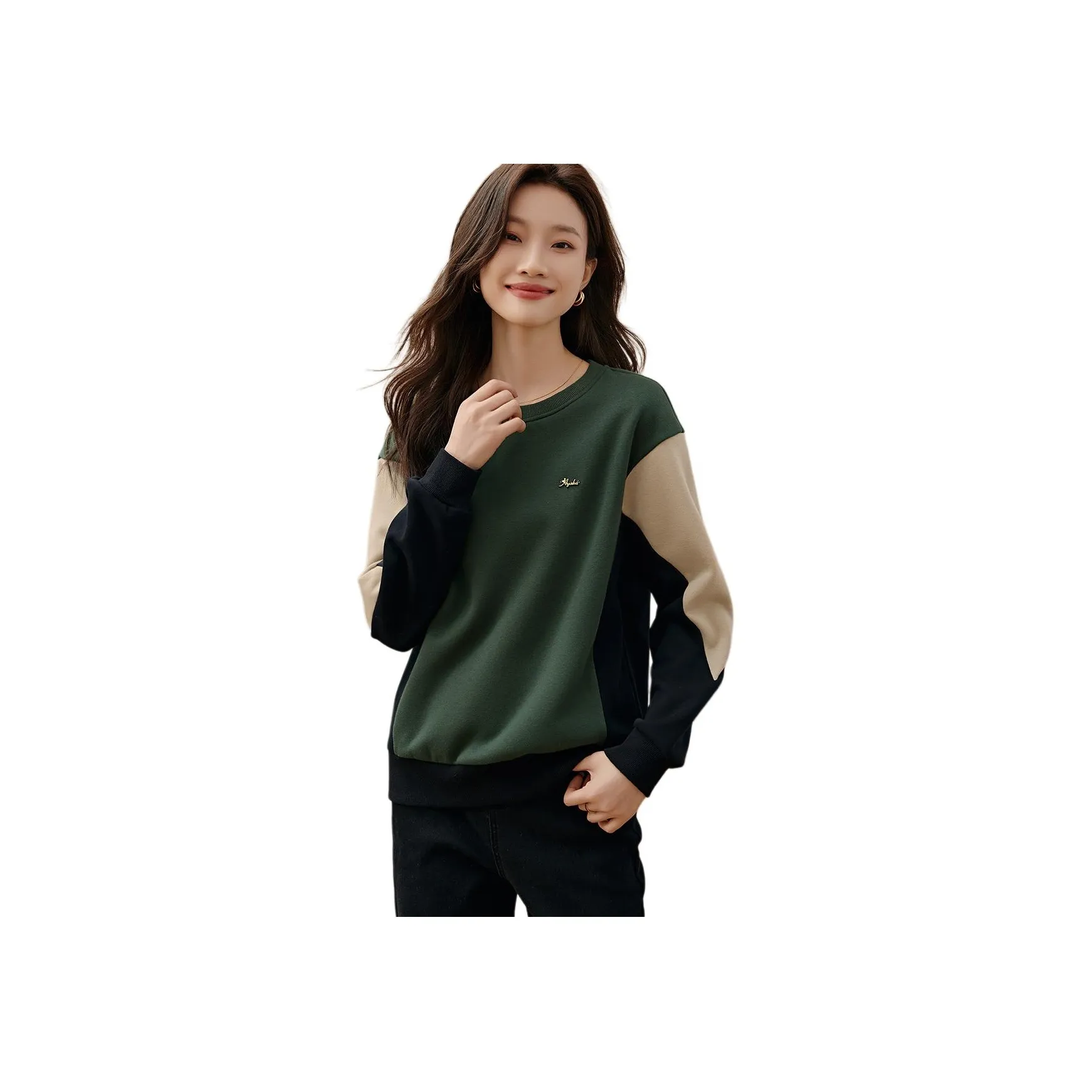 Mo Han Yi Mei Sweatshirts Women's Green