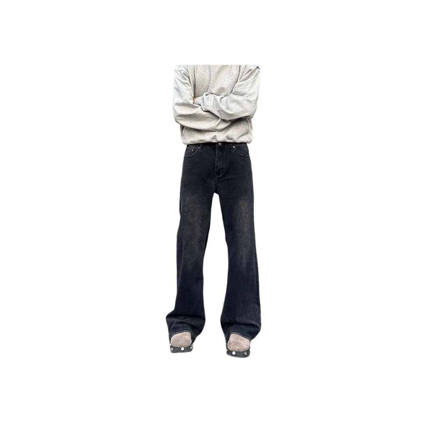 KVIV Jeans Men's Washed Black 