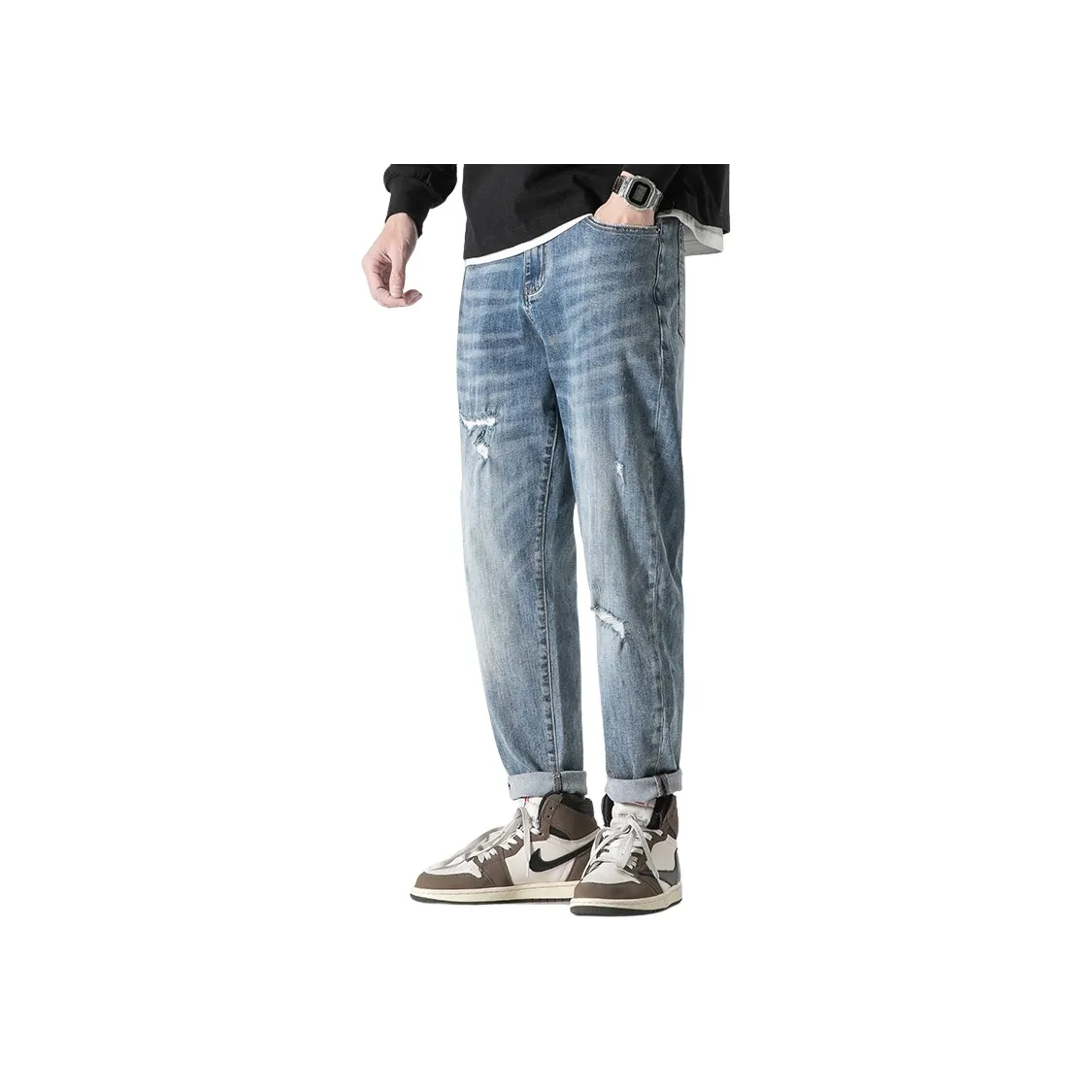 GTHOMME Синий Мужской Джинсы