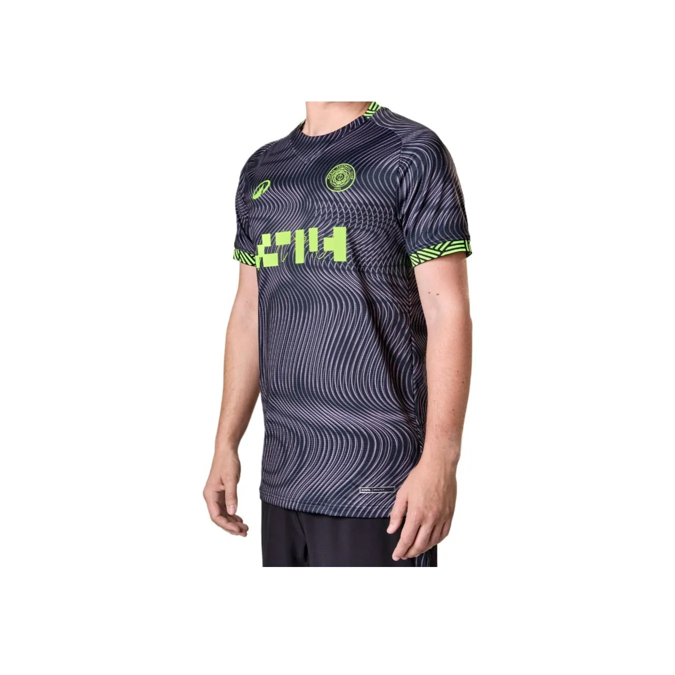 DECATHLON Футбол Джерси Мужской Черный Неоново-Желтый