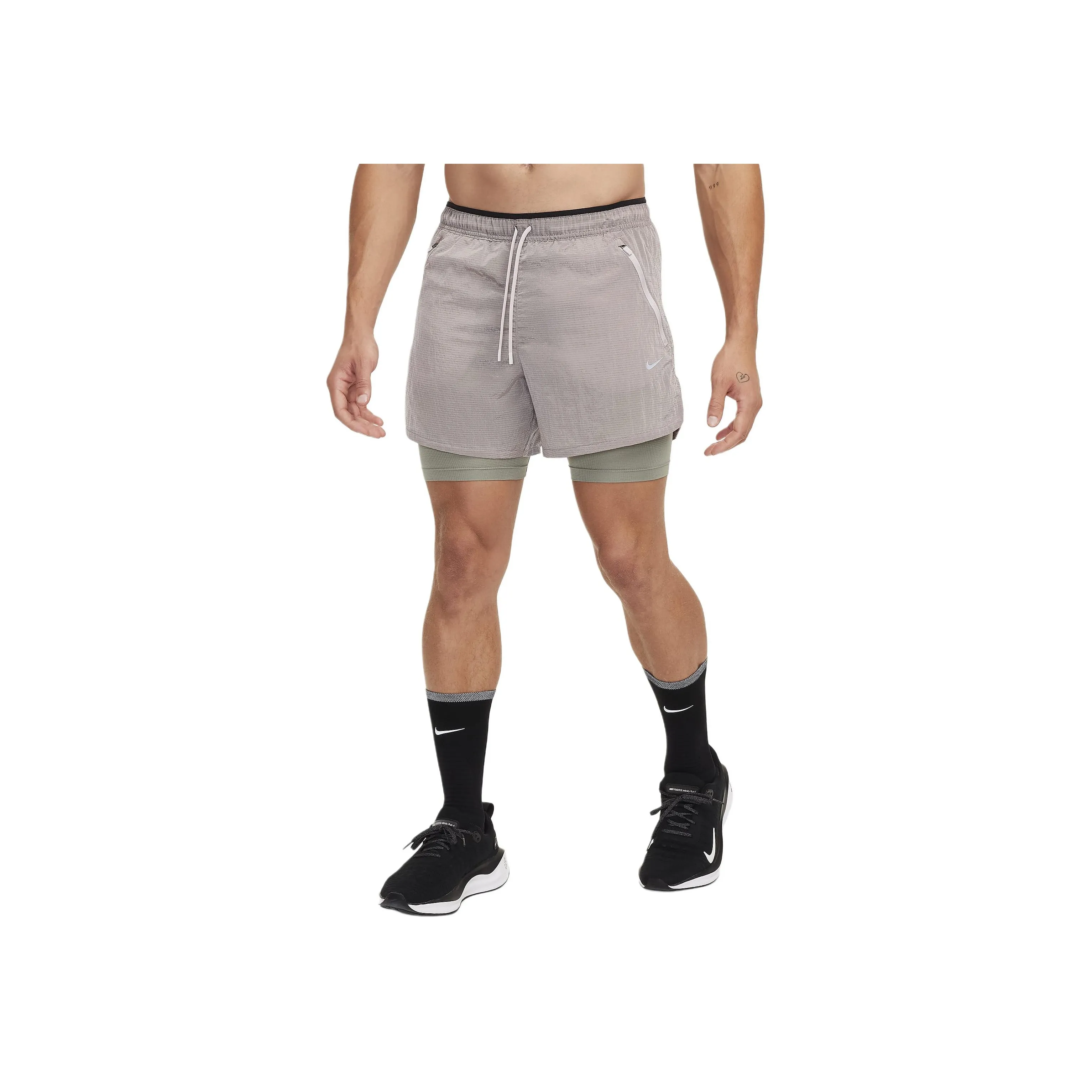 Nike Stride Running Division Men's 5' Dri-FIT Water-Repellent 2-in-1 Running Shorts