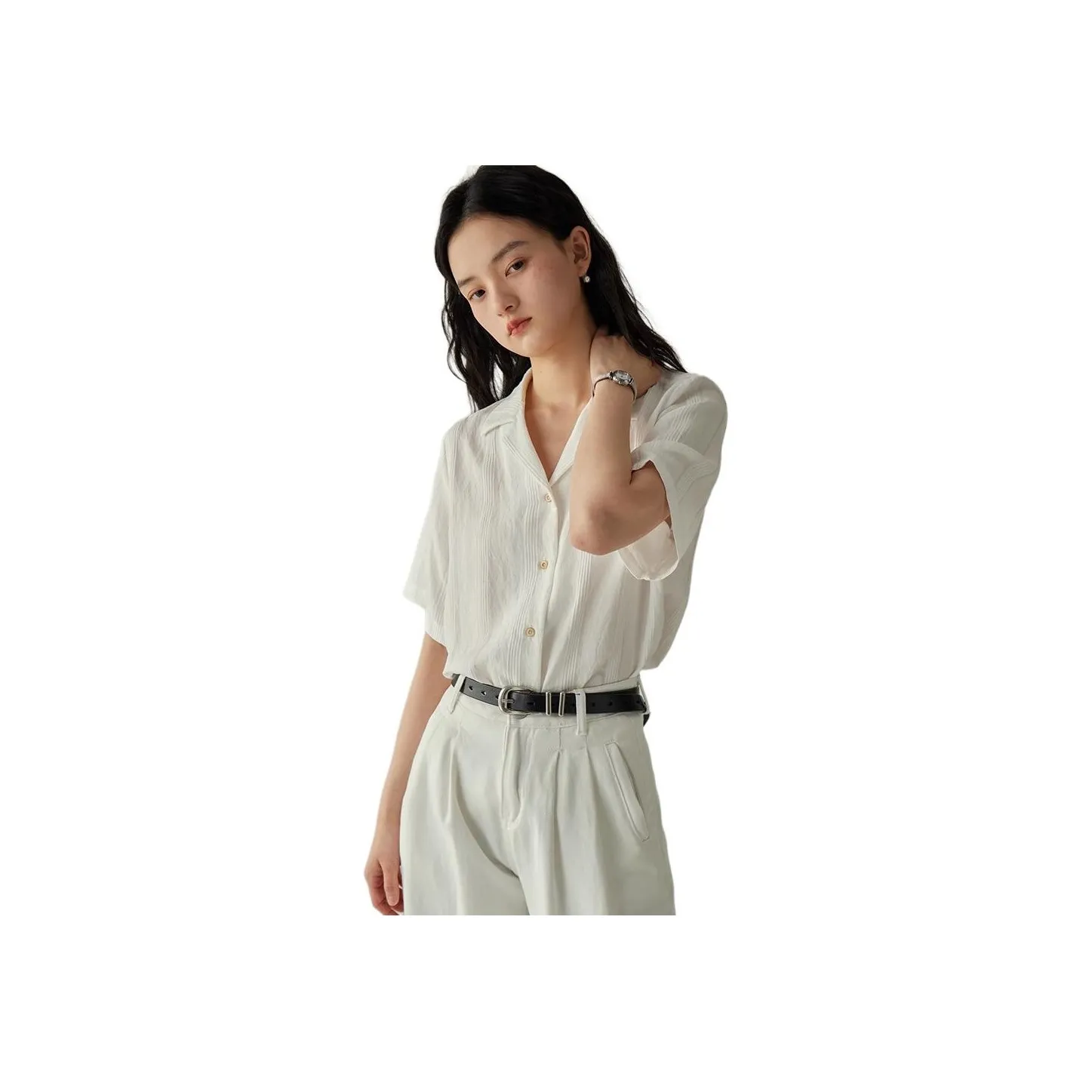 MUCCHIC Белые Женские Рубашки