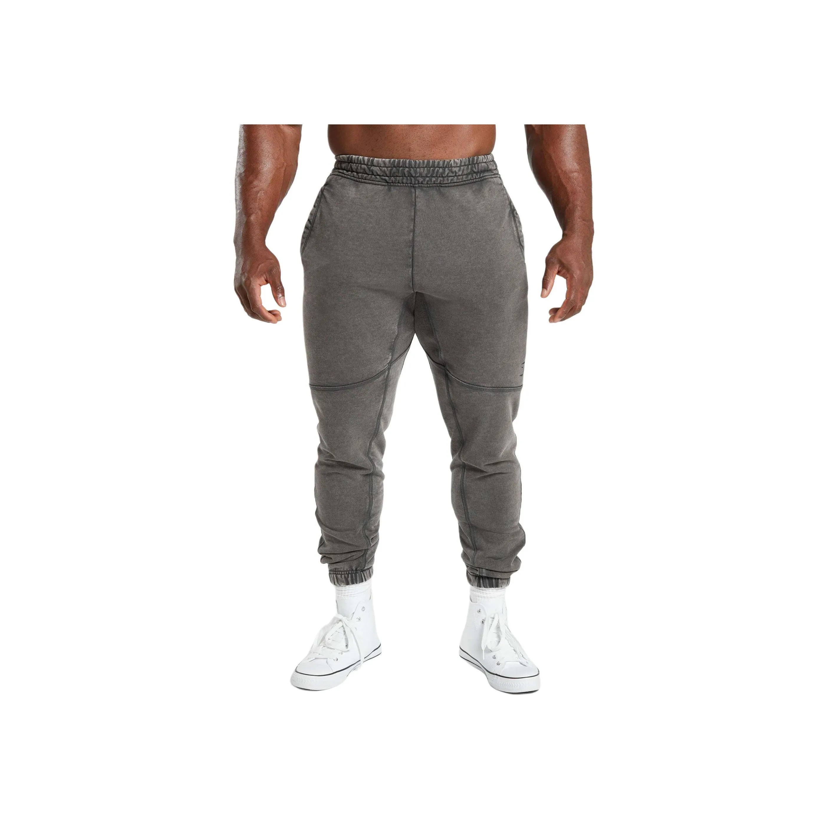 GYMSHARK Heritage Joggers Вязаные Спортивные Штаны Мужские Агат Серый