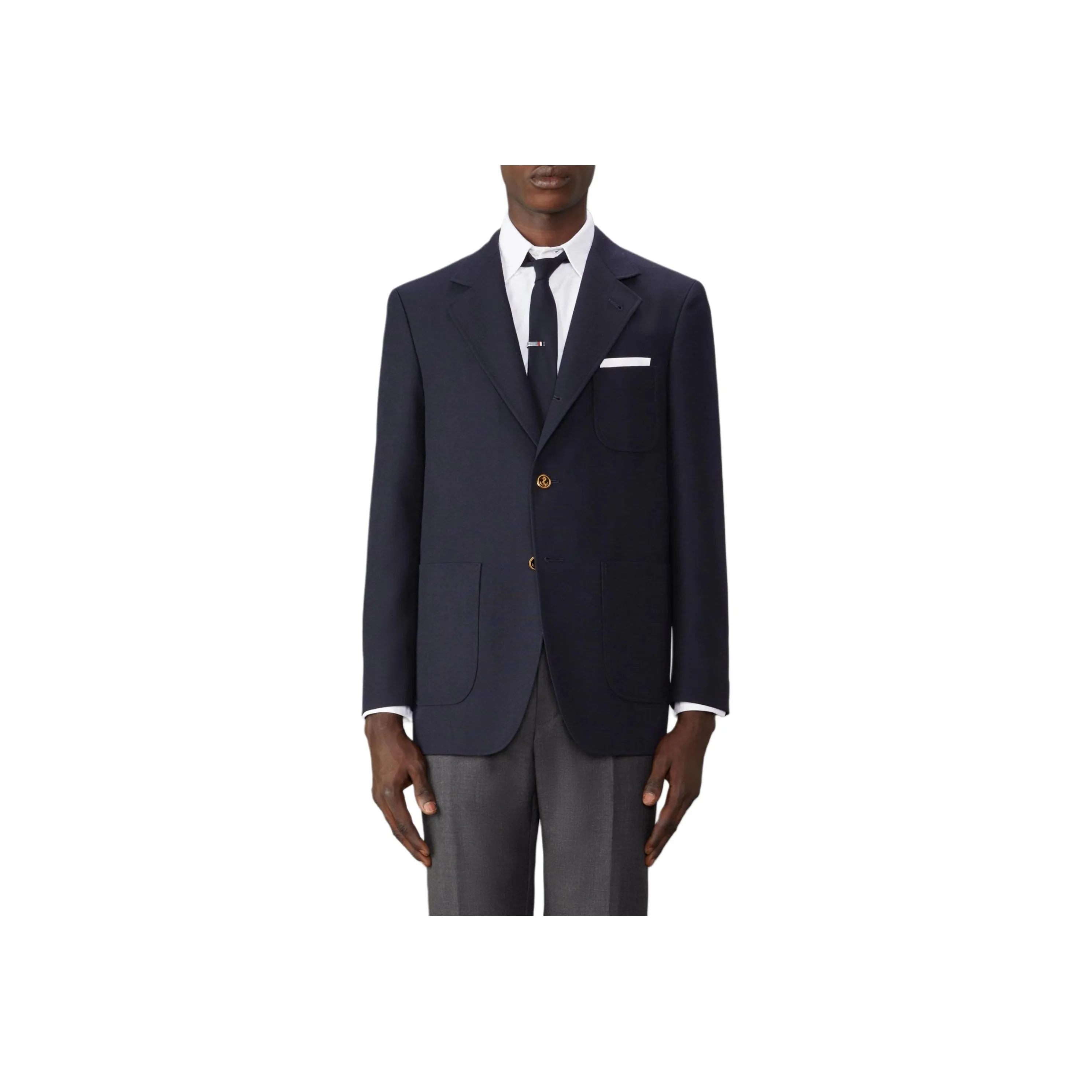 THOM BROWNE Single Breasted Tailored Blazer