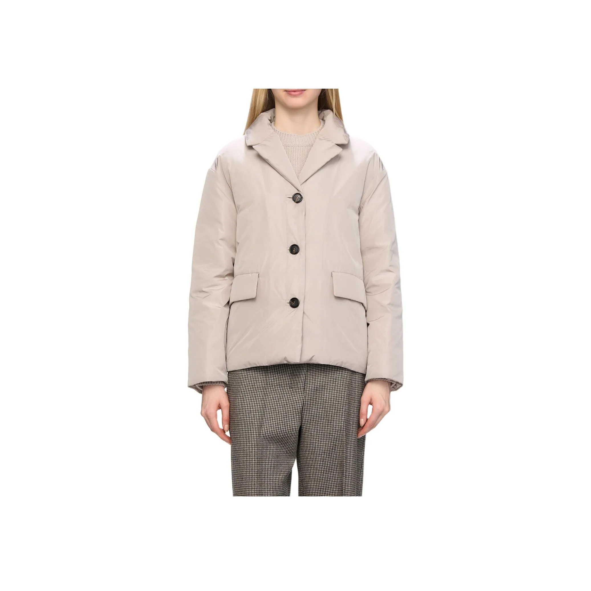 MaxMara Куртки и Пальто Женские Айвори Белый