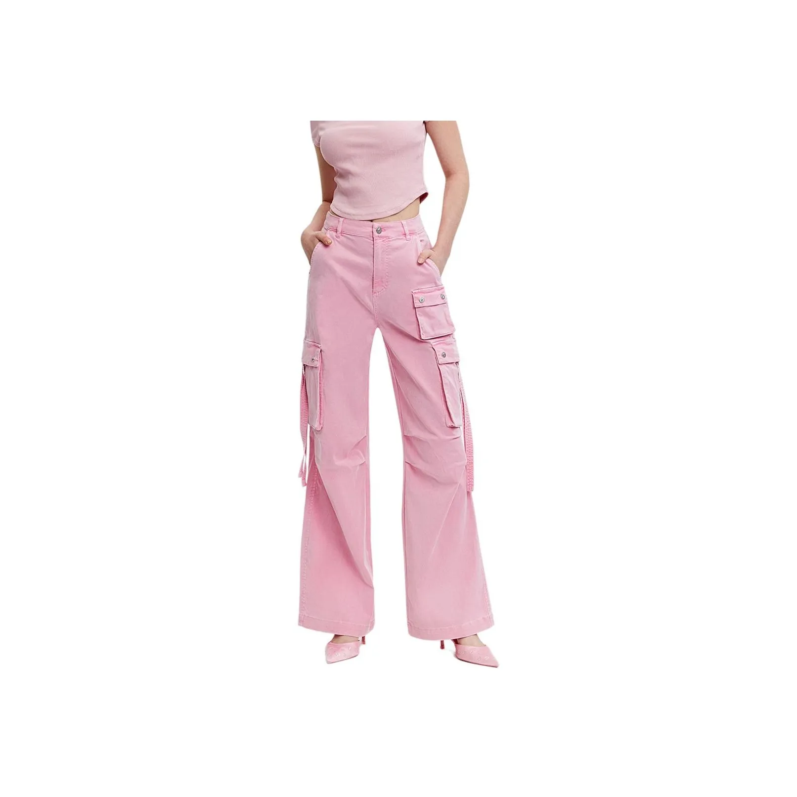 ONLY Casual Pants Women's C27 Sachet Pink