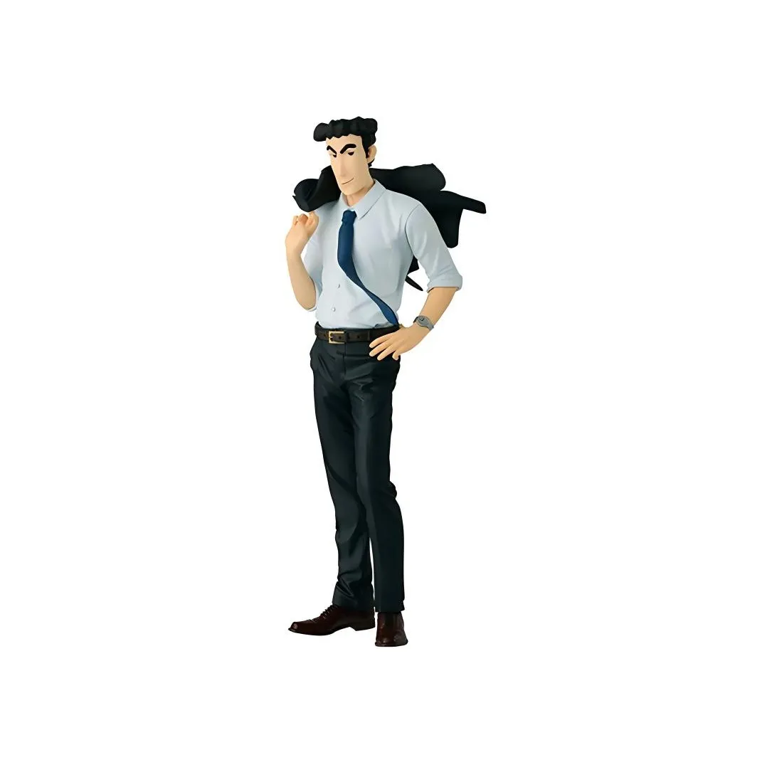 BANPRESTO Hiroshi Nohara Photographer X Stylist Collection Glasses Factory, Crayon Shin Chan Scale Figures