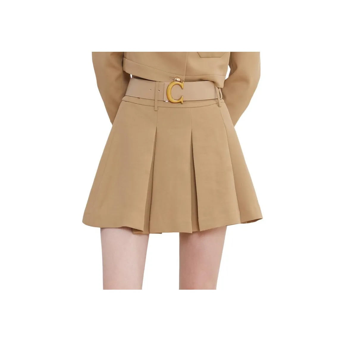 Caroline Повседневные короткие юбки Женские Хаки