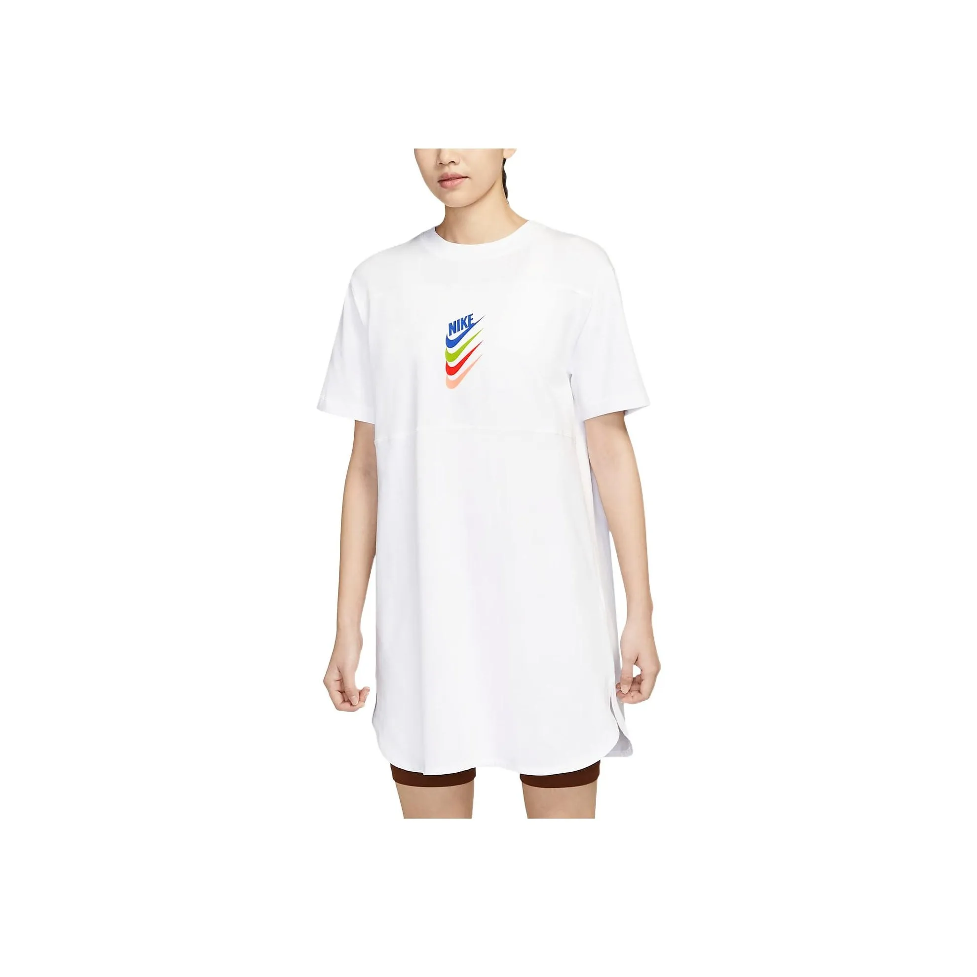 Nike Short Sleeved Dresses Women's White