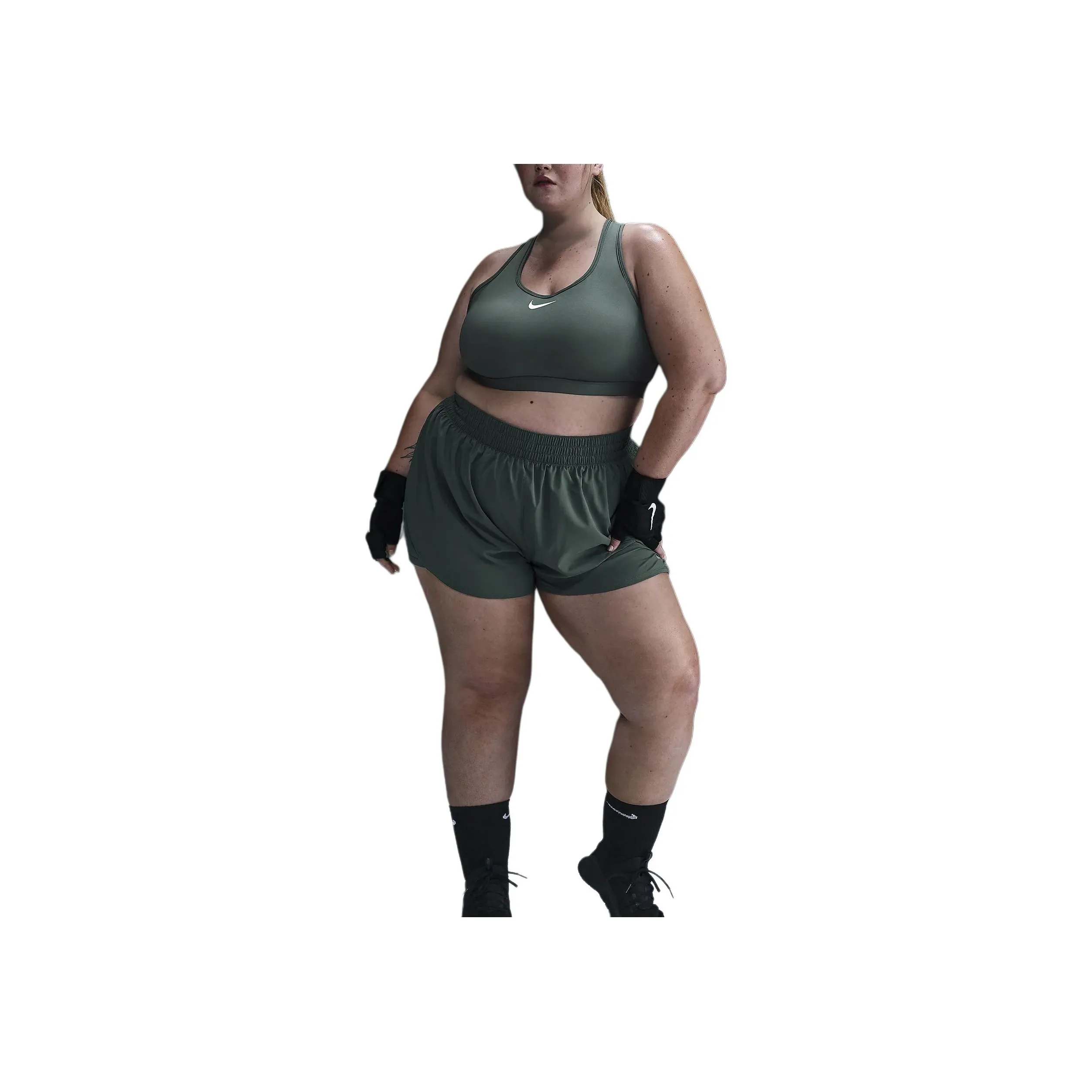 Nike Swoosh Medium Support Women's Padded Sports Bra Plus Size
