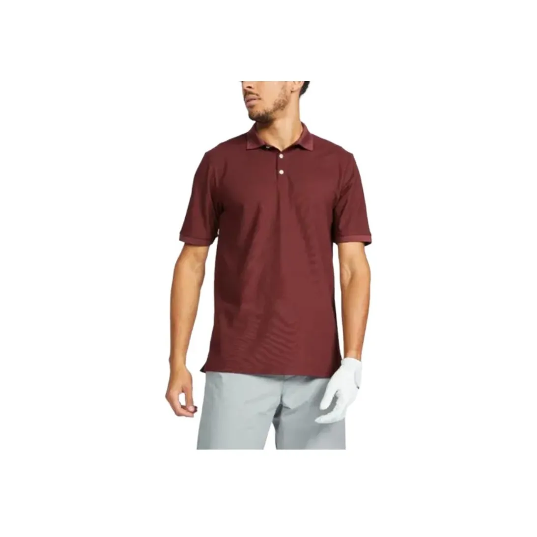 DECATHLON INESIS Polo Shirt Men's Burgundy Red