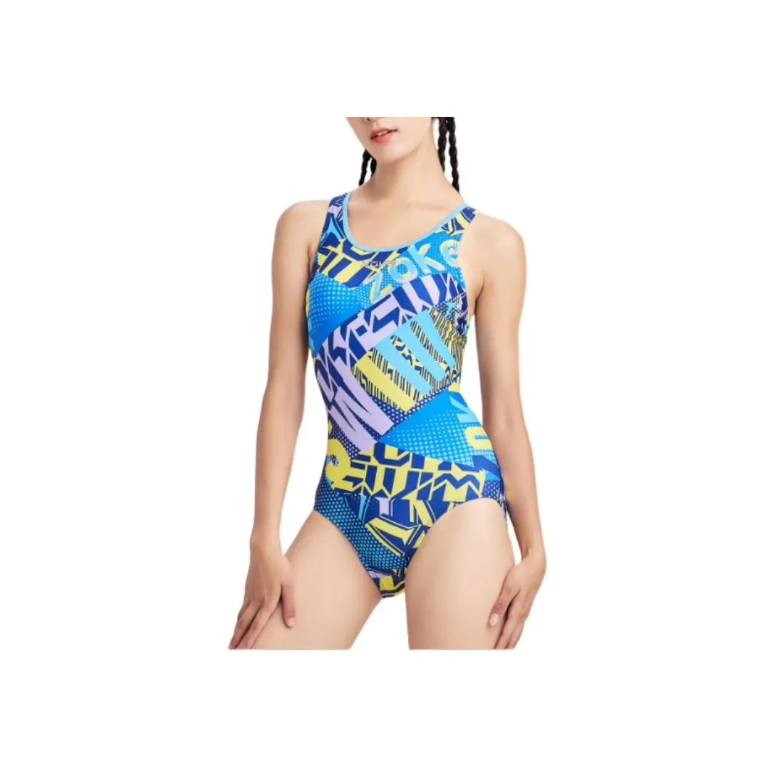 ZOKE One-piece Swimsuit Women's Orchid Yellow