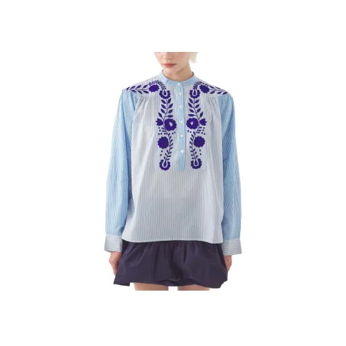 ANTIK BATIK Синие Женские Рубашки