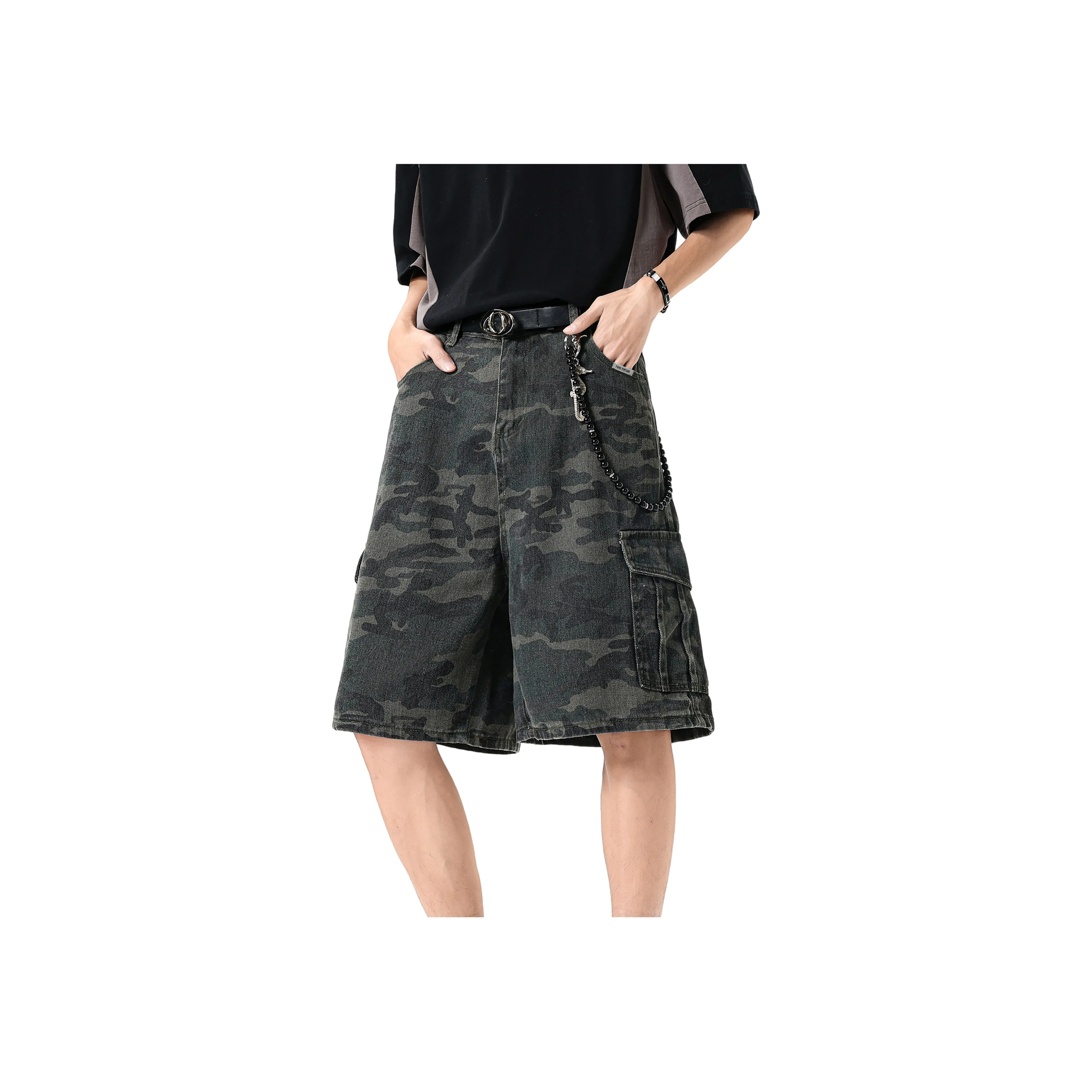 FAKE VINTAGE Повседневные шорты унисекс