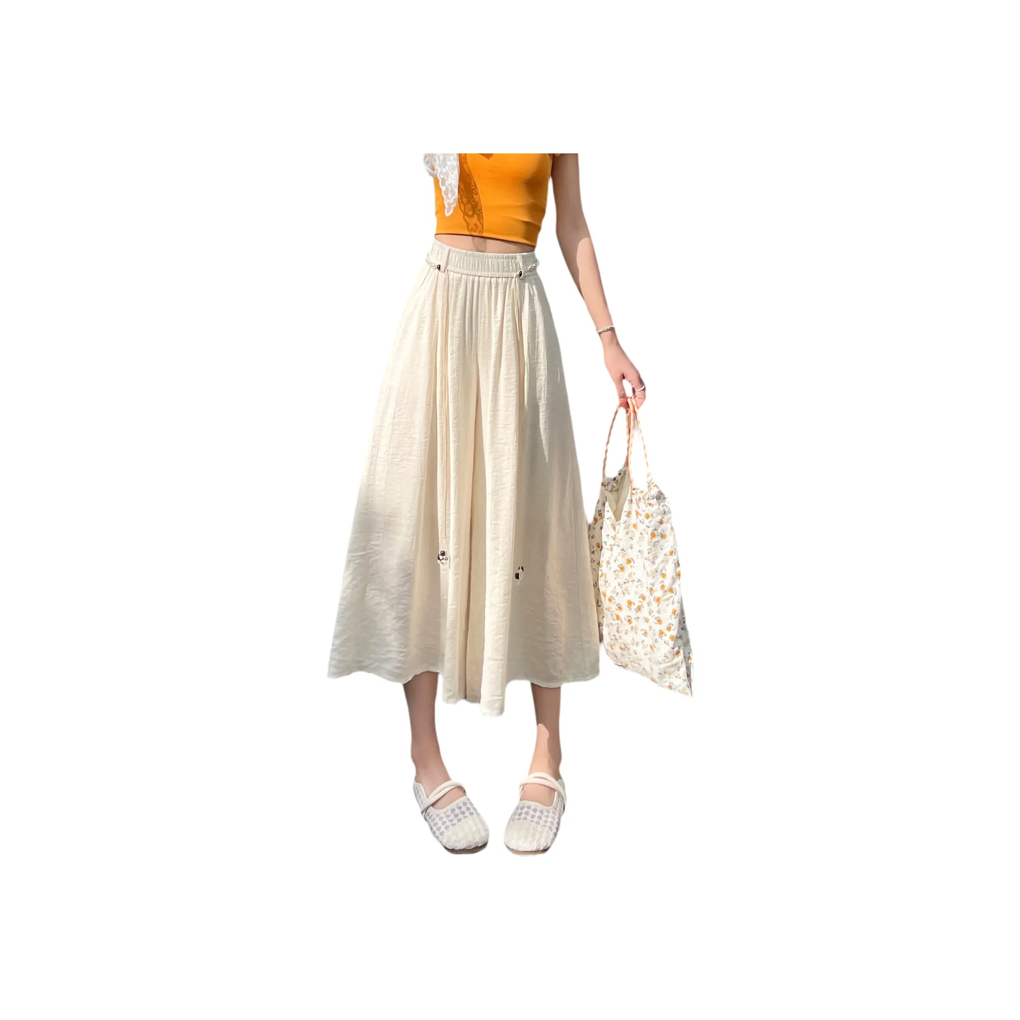 SITOL Повседневная длинная юбка для женщин