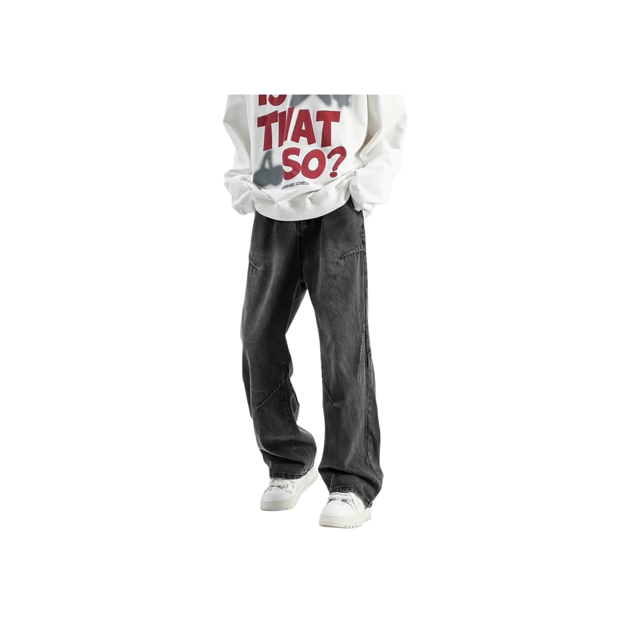Menglaini Jeans Unisex