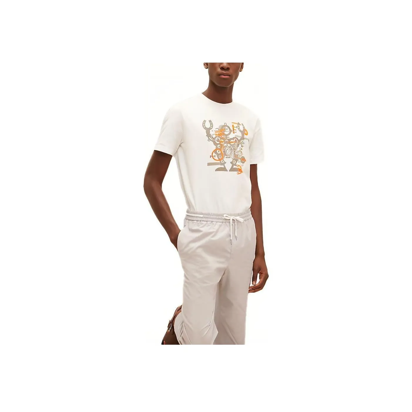 HERMES SS21 T Shirt Men's White