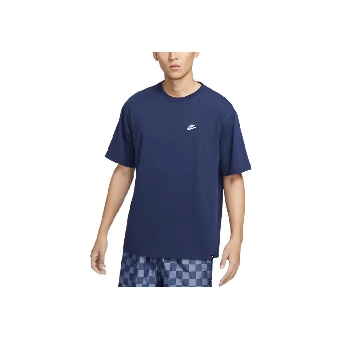 Nike T-Shirt Мужская Темно-Синяя