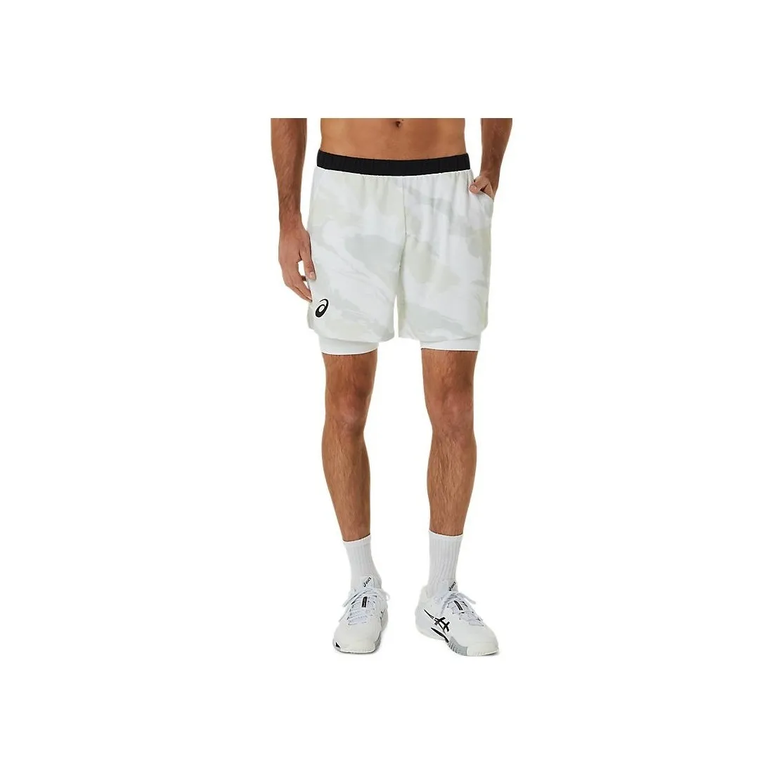 Asics MATCH GRAPHIC Casual Shorts Men's Bright White