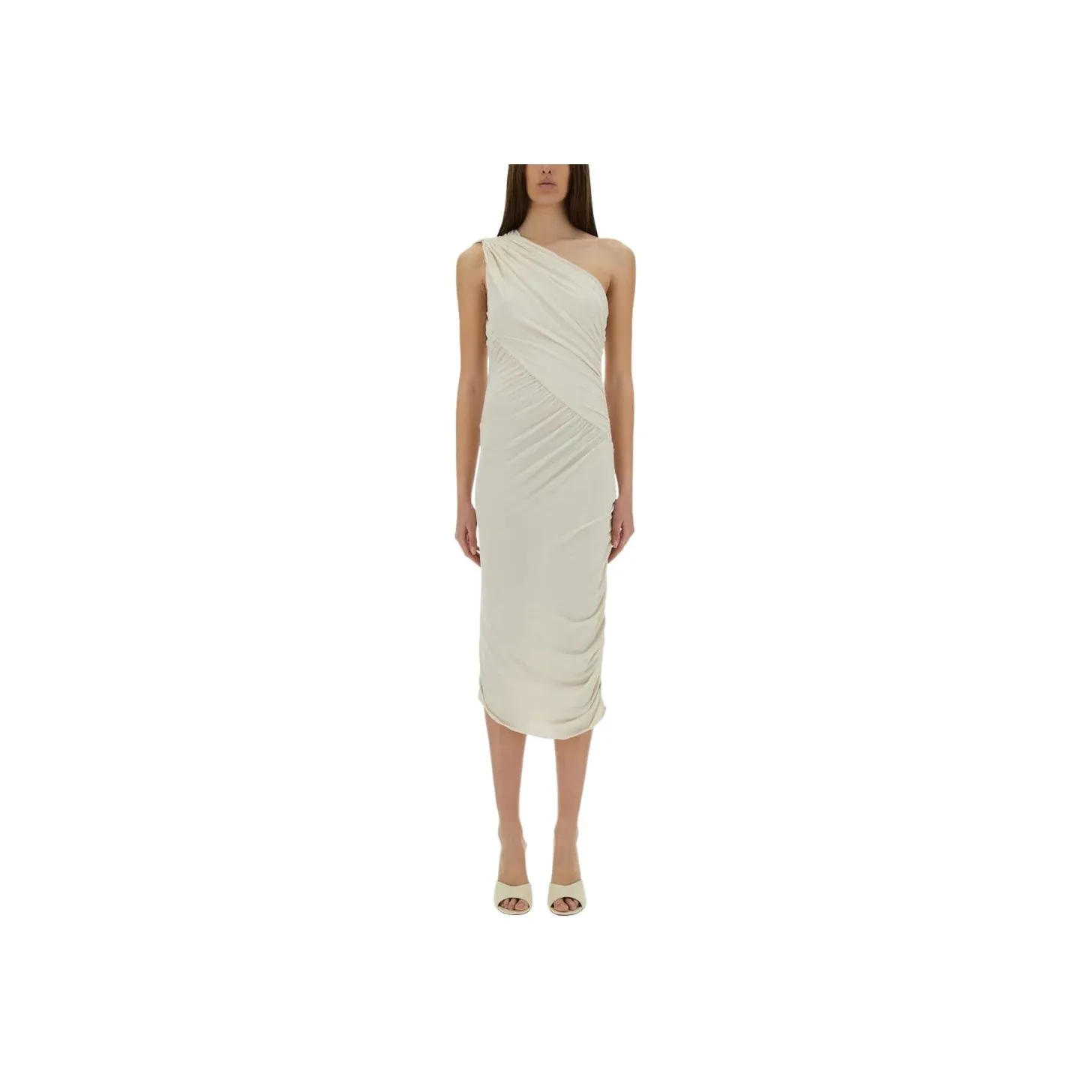 RICK OWENS Lilies One Shoulder Midi Dress
