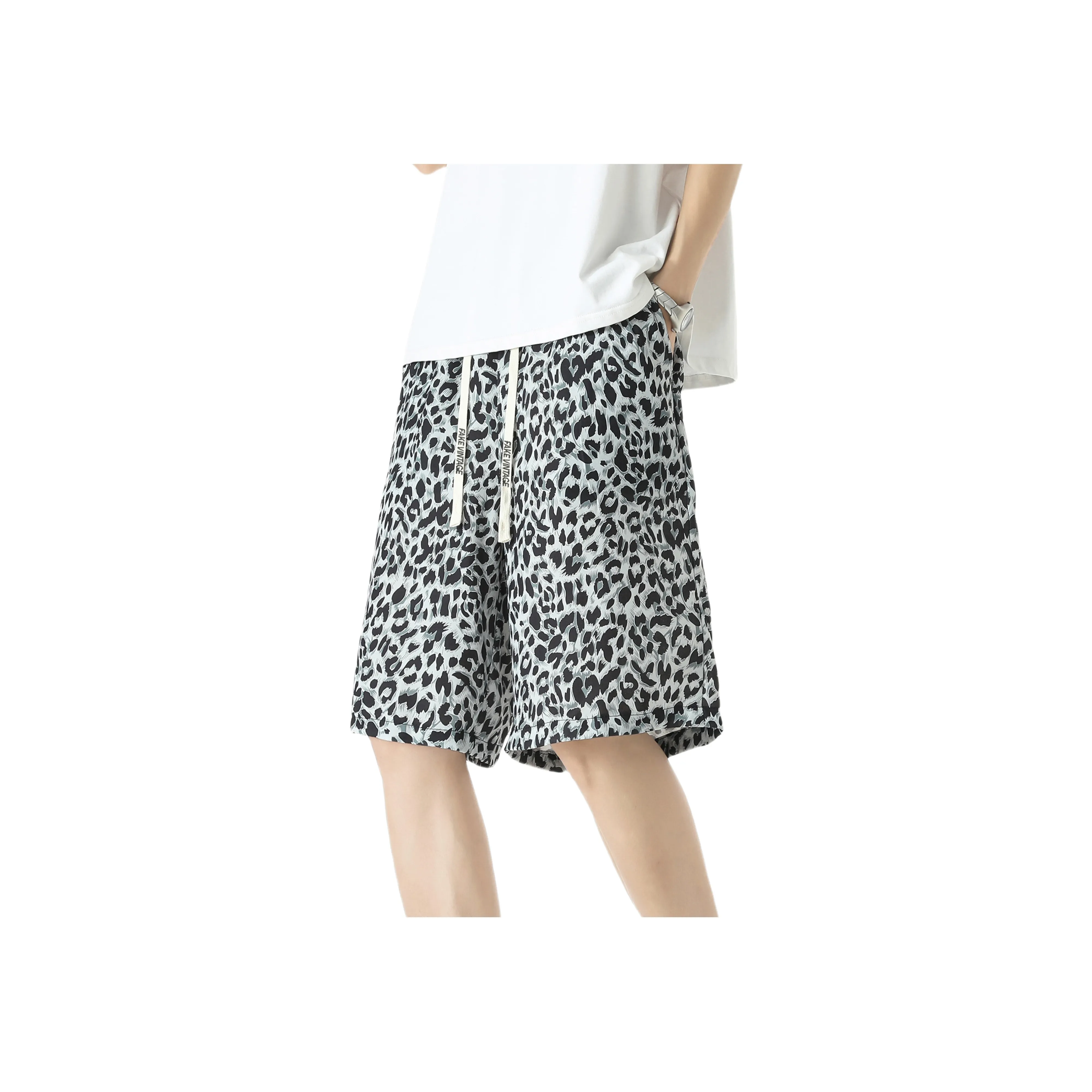 FAKE VINTAGE Повседневные шорты унисекс