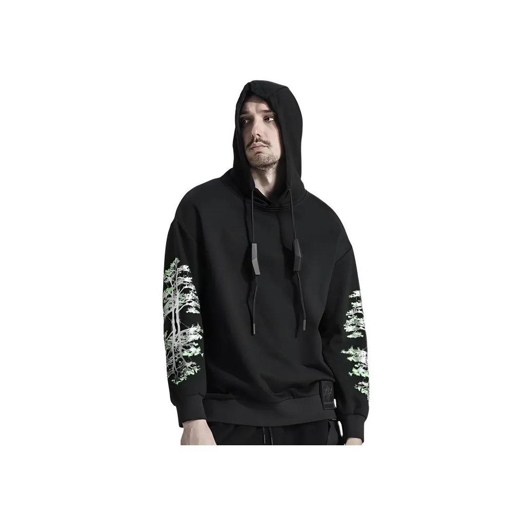 NORVINCY Breathable Sports Off The Shoulder Casual Sweatshirt Men's