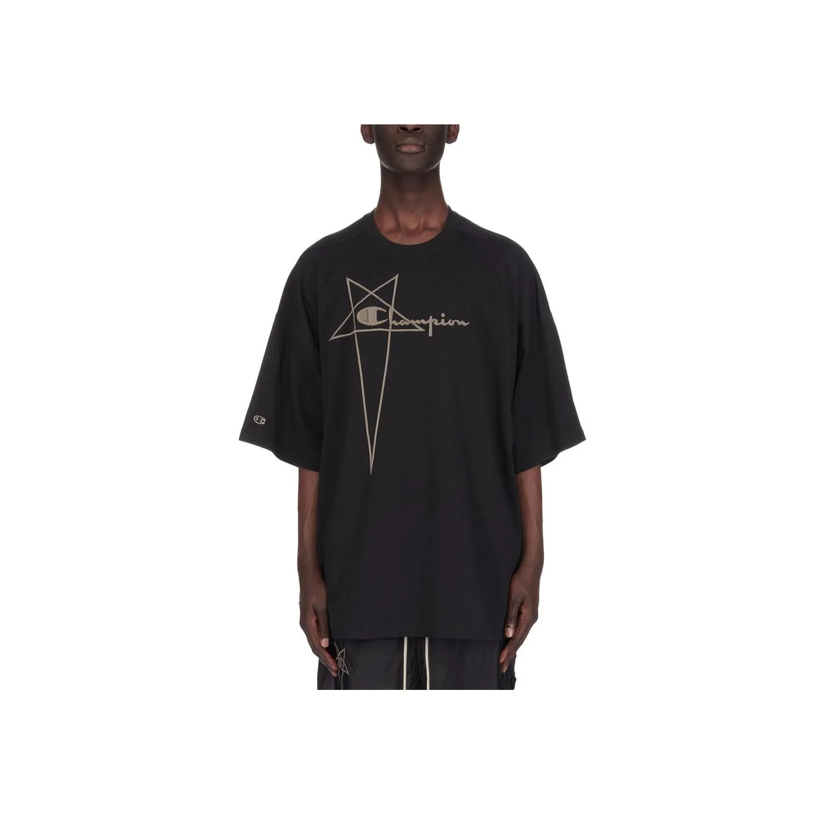 RICK OWENS X Champion Tommy Crewneck T Shirt