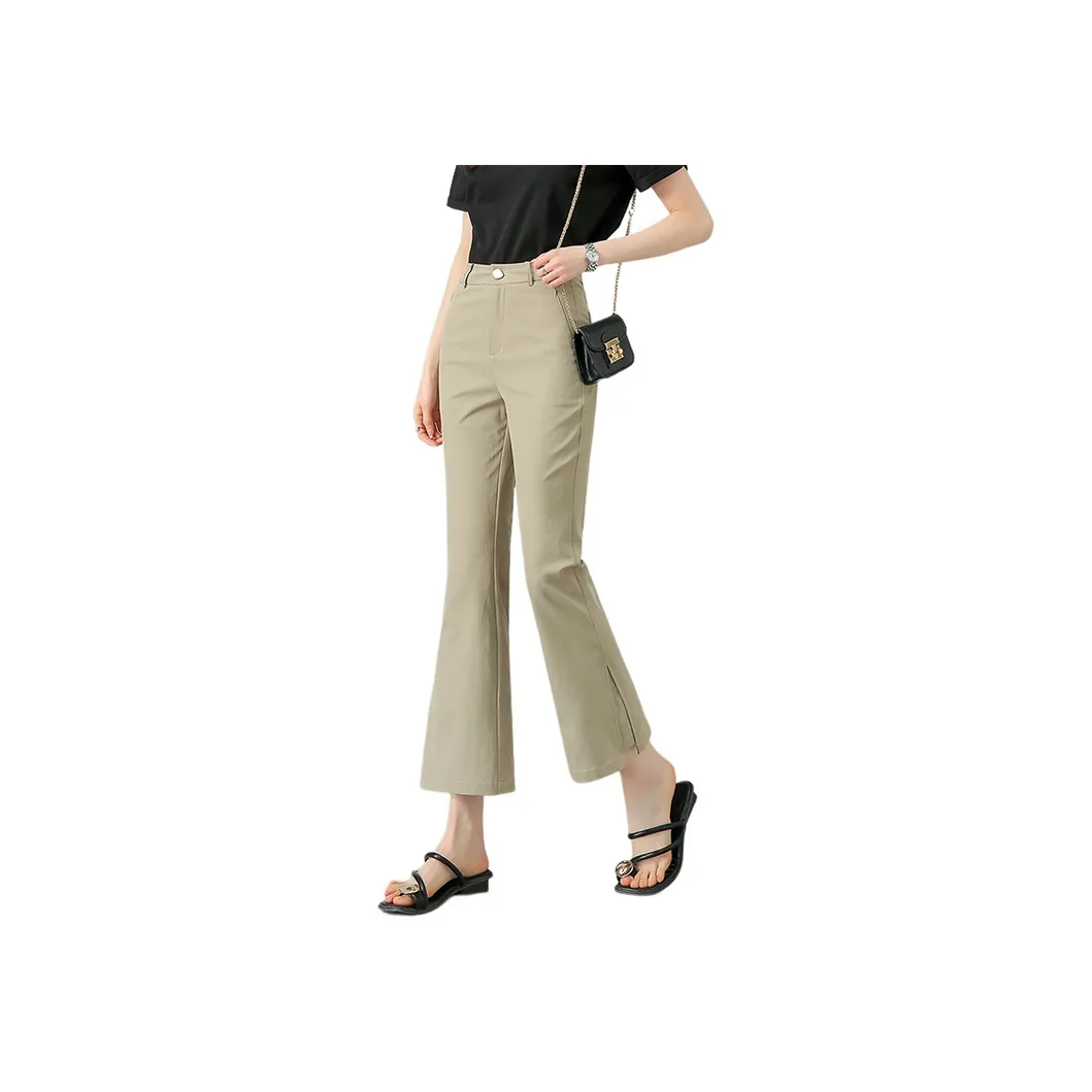 SENTUBILA Casual Pants Women's Khaki