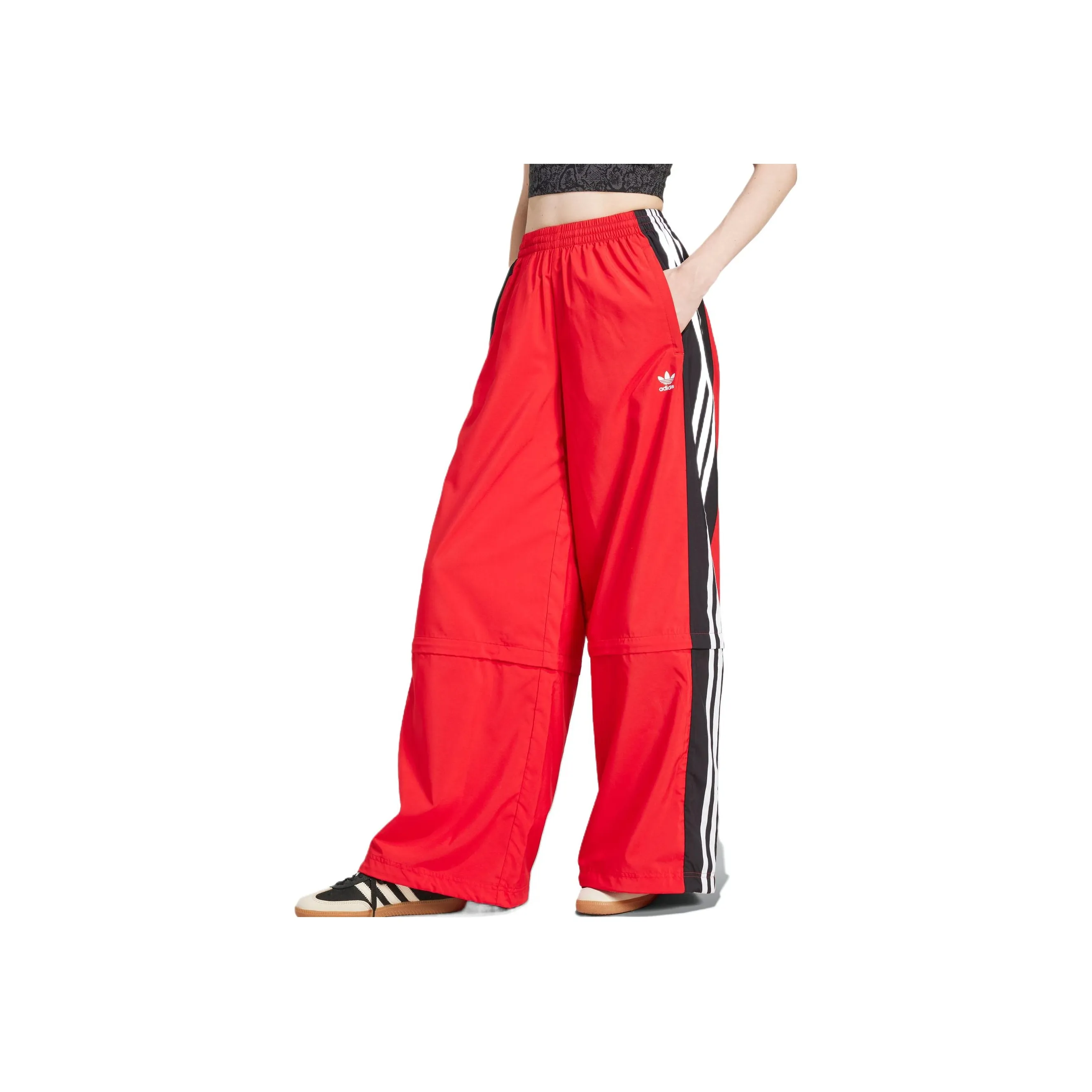 Adidas Rasant Cut Line Track Pants 'Collegiate Red'