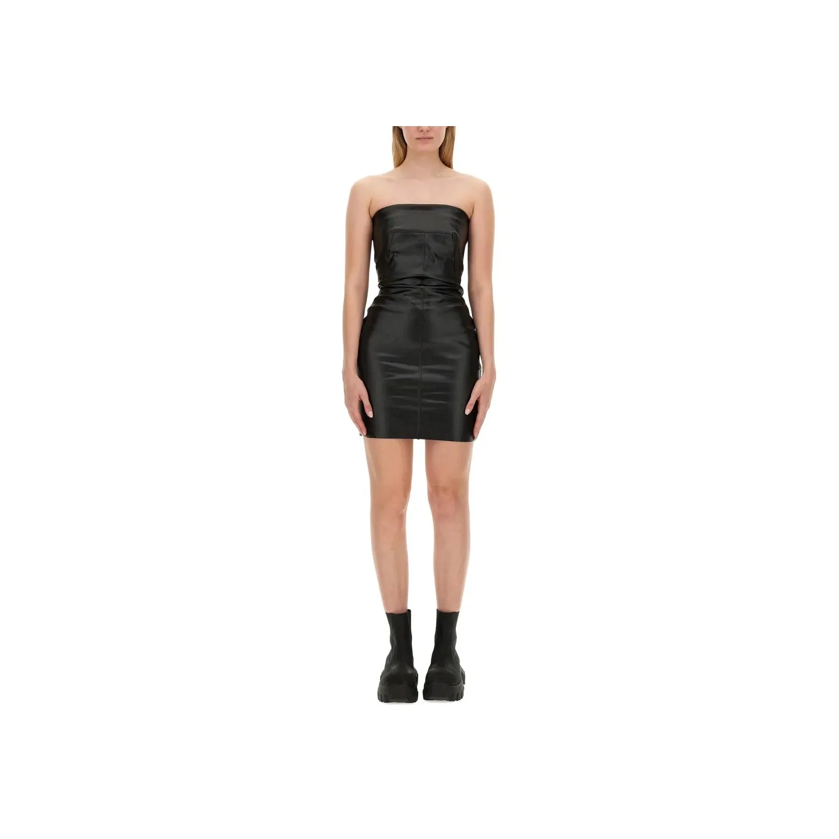 RICK OWENS Bustier Sleeveless Mini Dress