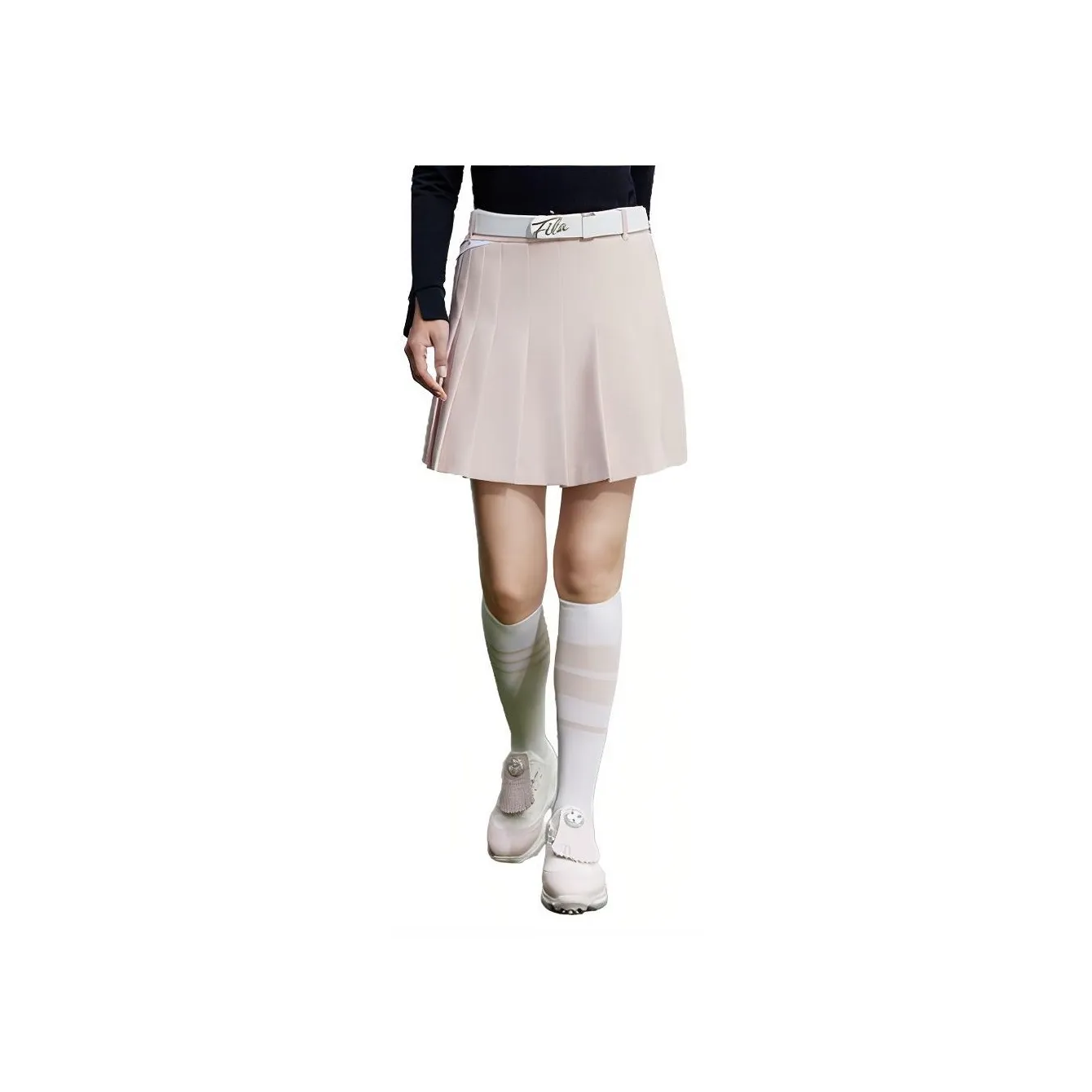 FILA Golf Series Casual Short Skirts Women's Perfume Powder Pink
