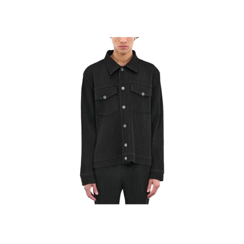 Homme Plissé Issey Miyake Черный Мужские Куртки