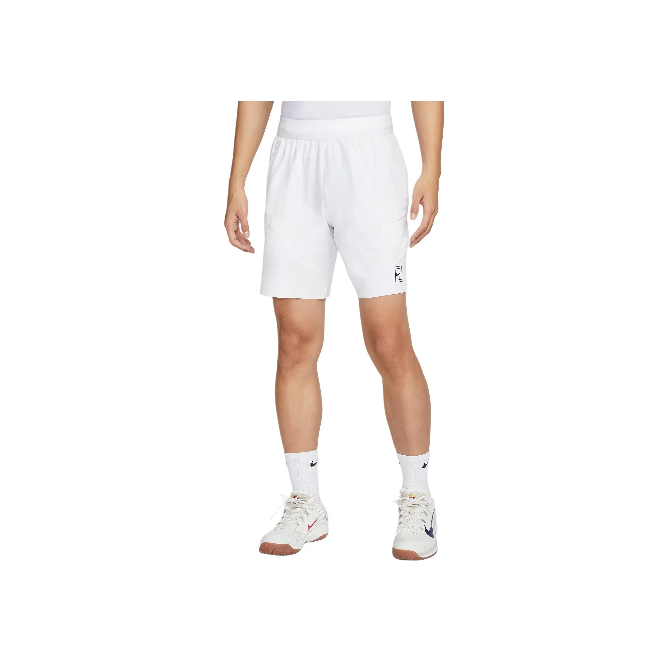 Nike Court AdvantageDri Fit Sports Shorts Men's White/Black