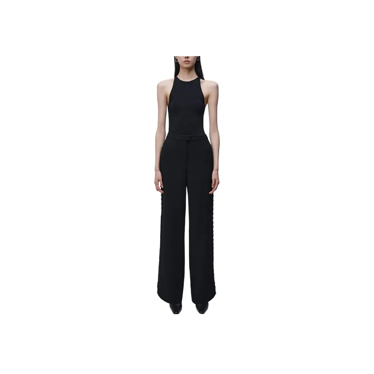 Simkhai Stud detail Wide leg Trousers