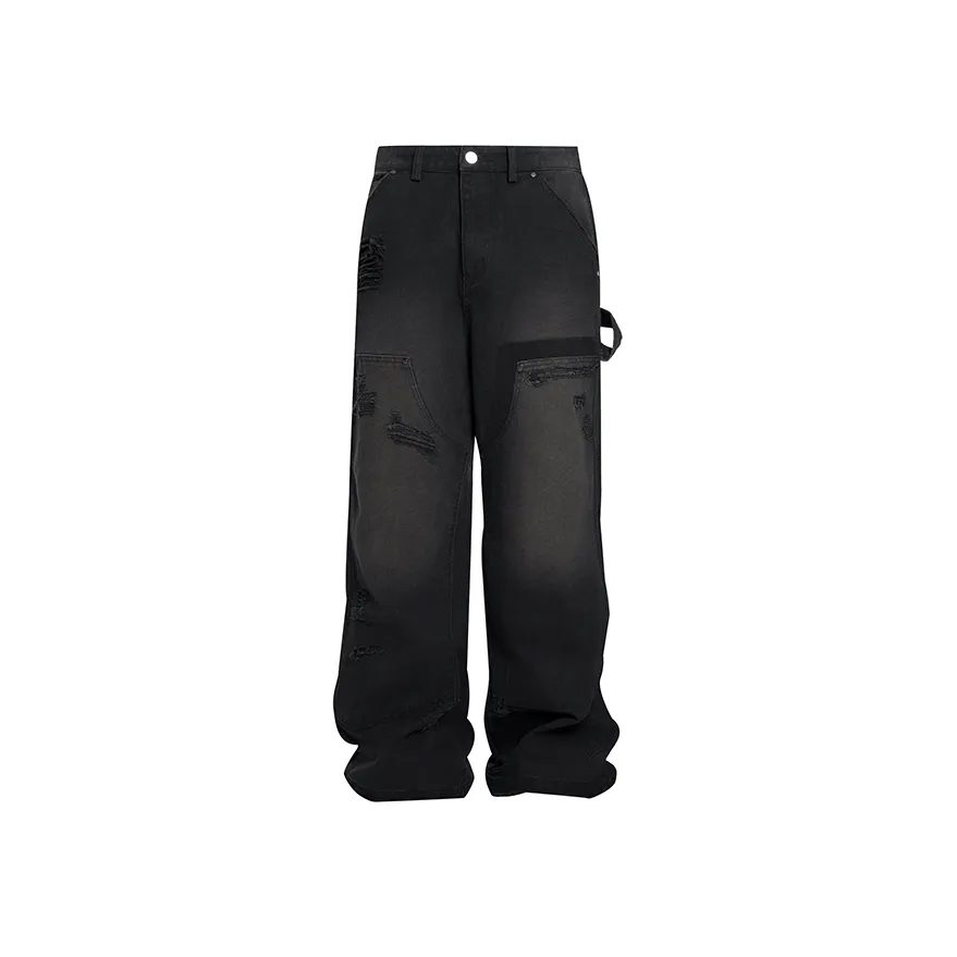 WANNA LAB FW24 Jeans Unisex Black