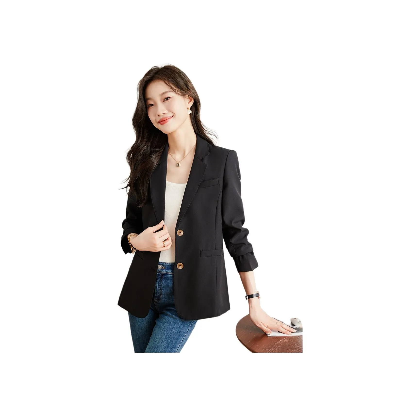 TERRE BLEUE Business Suit Women's Black
