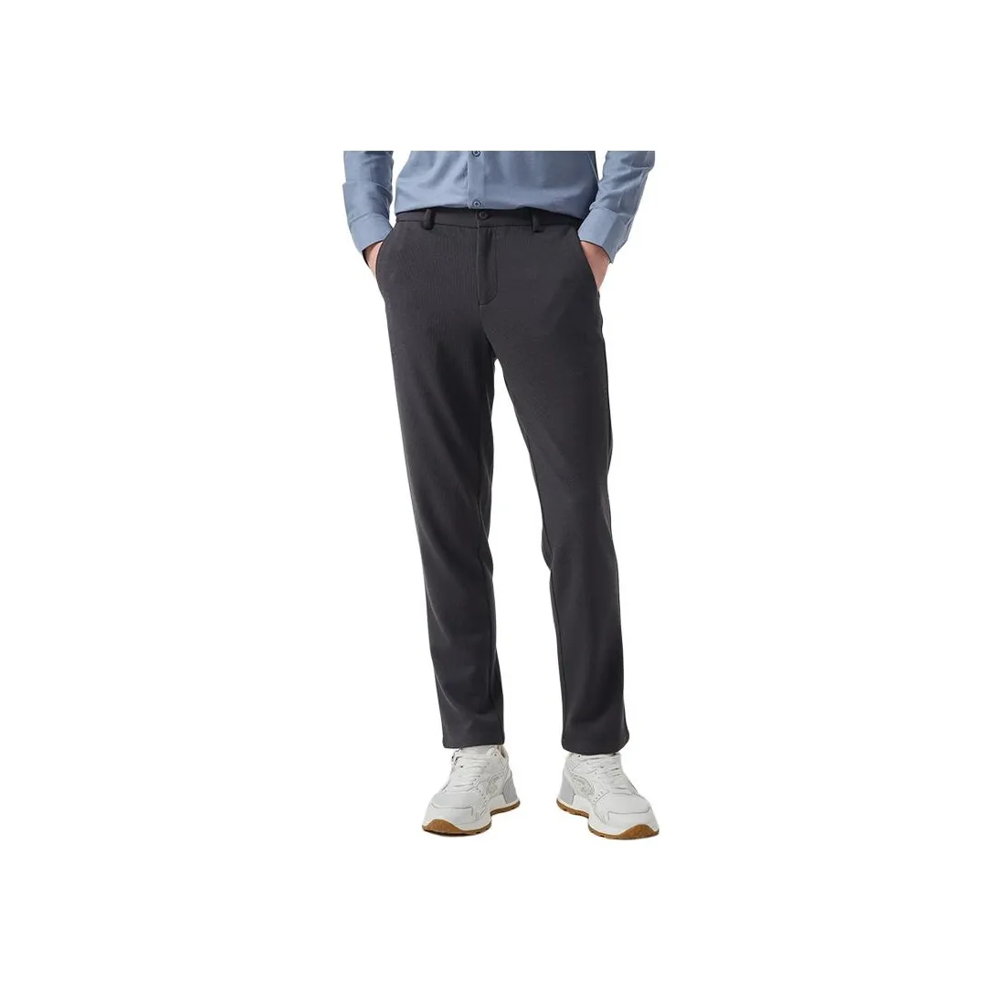 DIDIBOY Suit Trouser Men's Blue Plaid