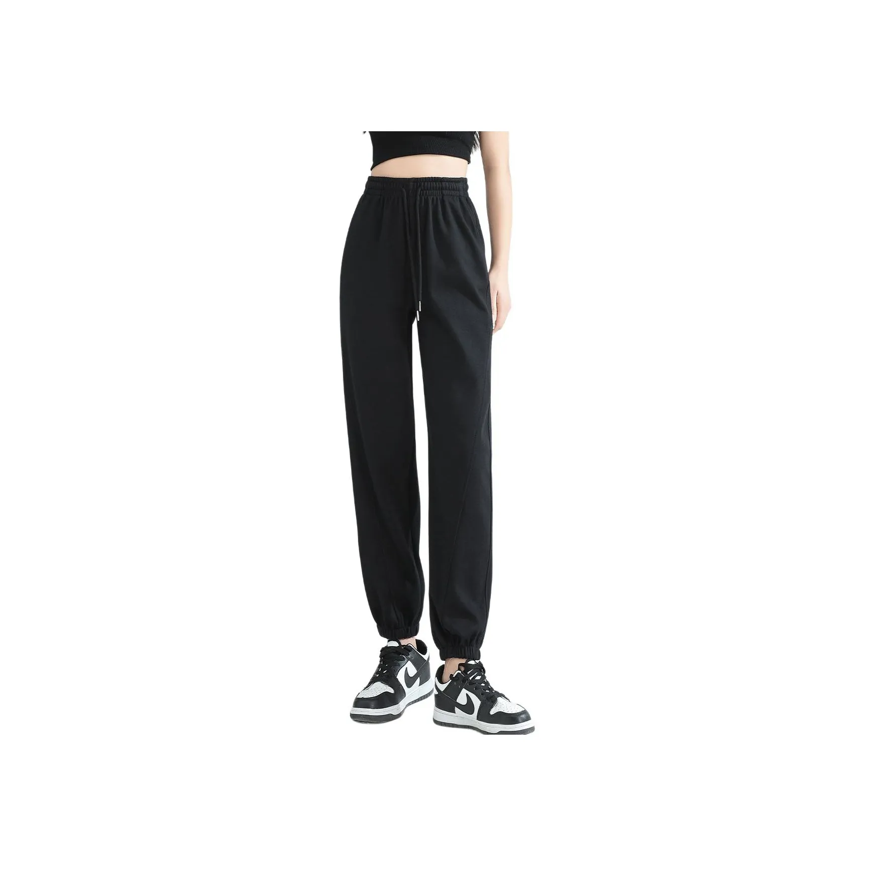 Ya Sheep People Casual Pants Women's Black