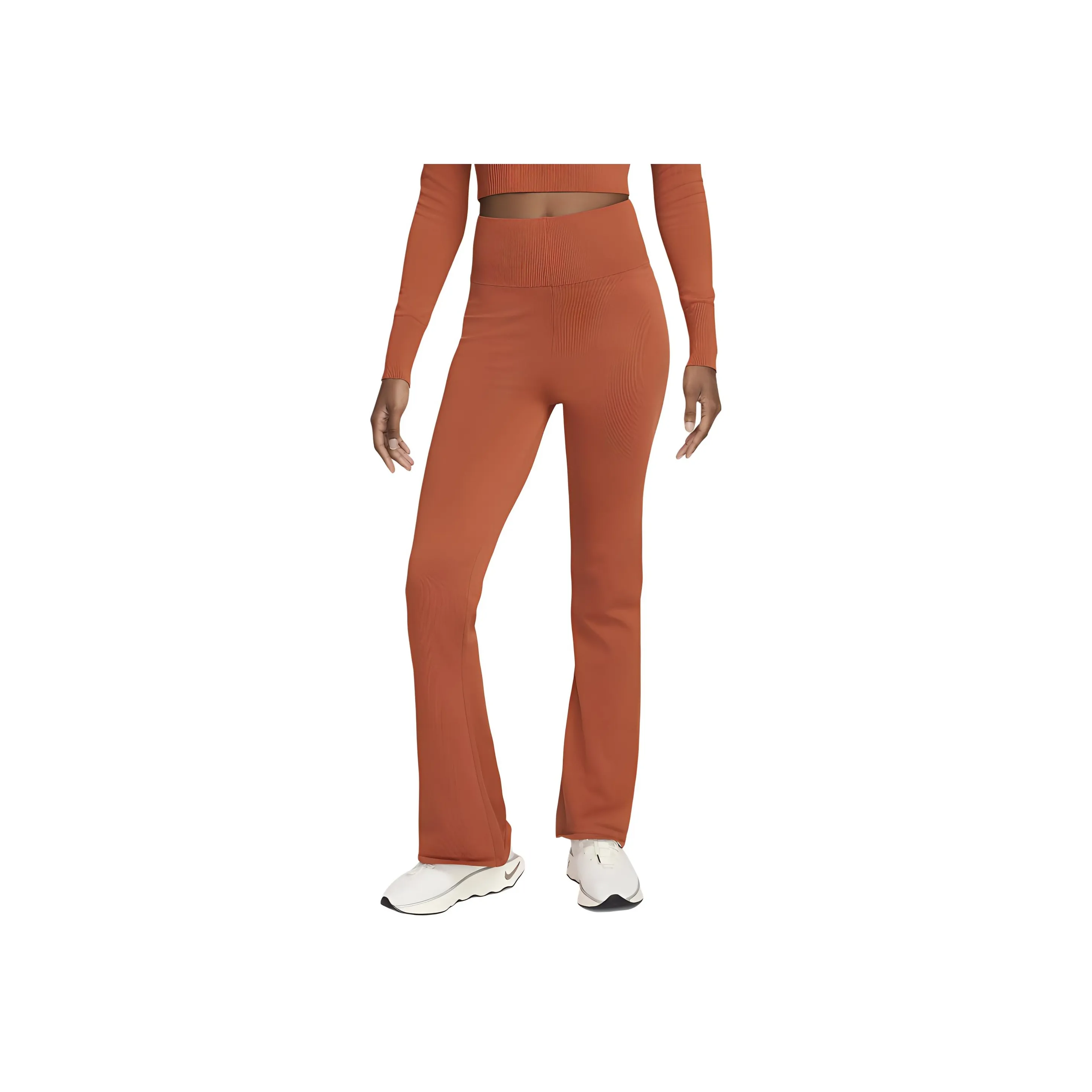 Nike Sportswear Chill Knit Women's Tight High-Waisted Sweater Flared Pants