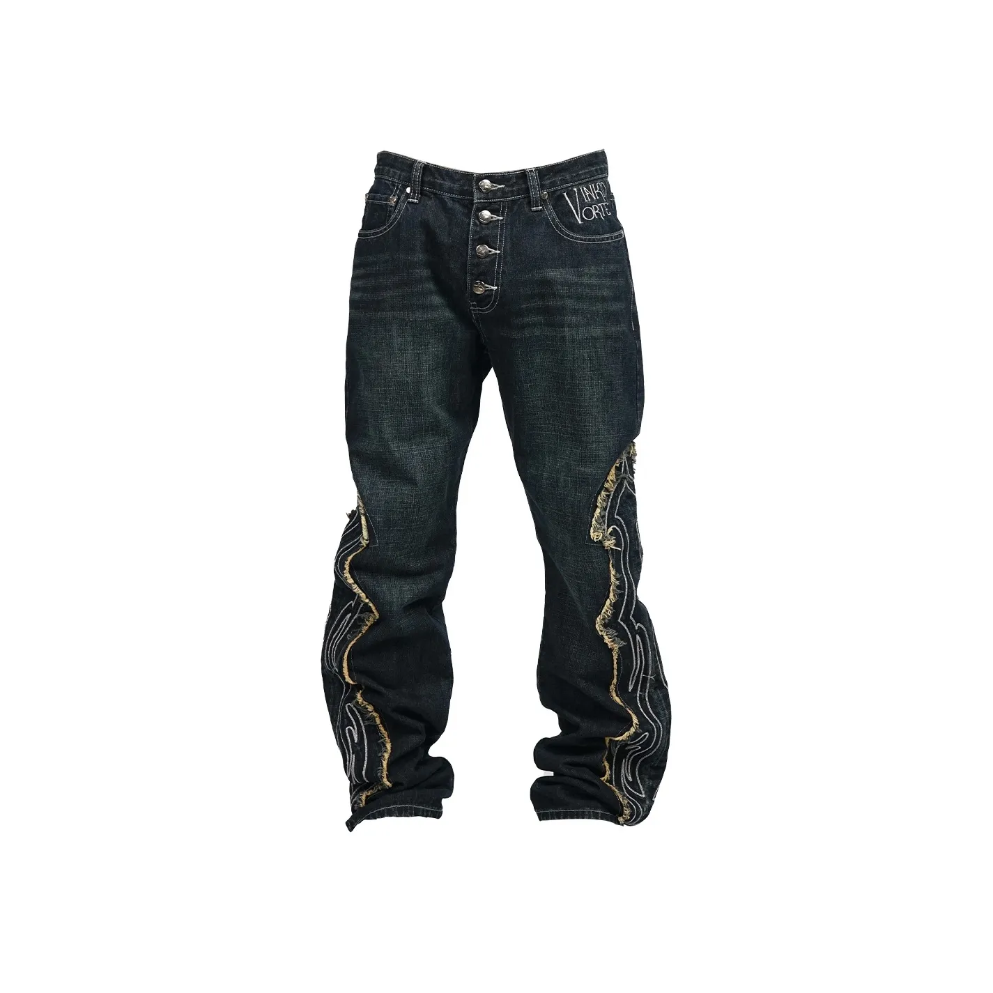 VINKID ORGANIZATION Jeans Unisex Navy Blue